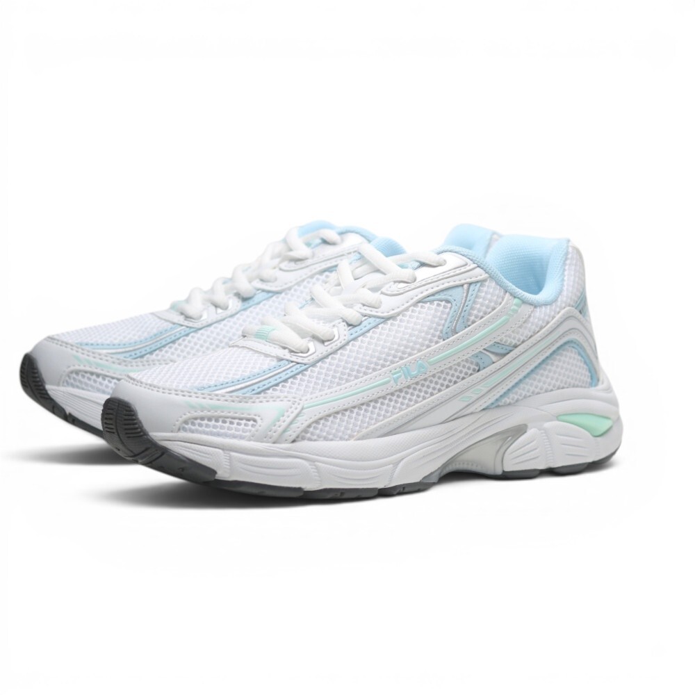 FILA 慢跑鞋 CIRCUIT 白藍綠 復古 運動鞋 女 5J907A133
