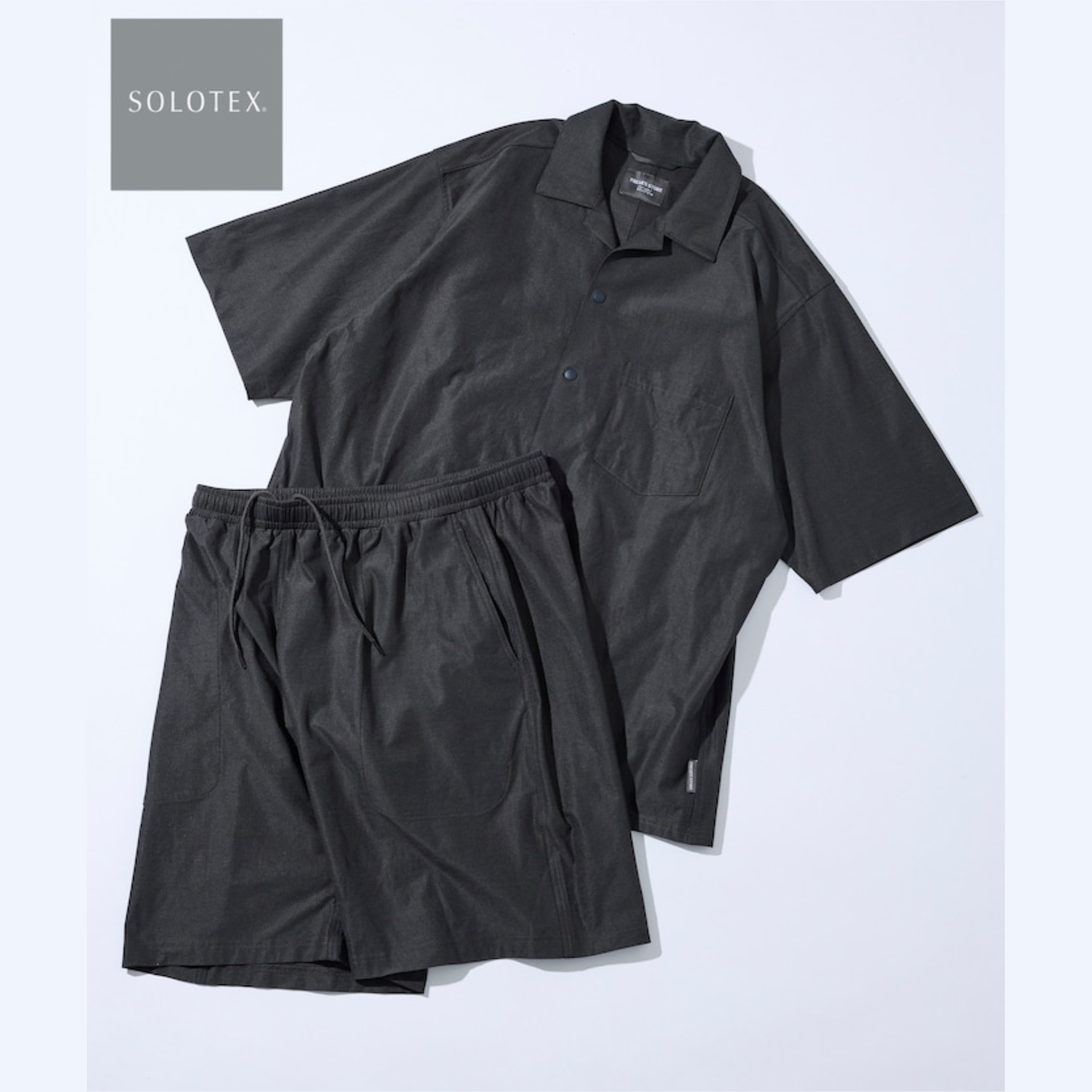 『日本連線中』2026SS FREAK'S STORE Open-collar short-sleeve shirt & easy shorts travel set Fabric by SOLOTEX 短袖 輕量 套裝 1005248900103