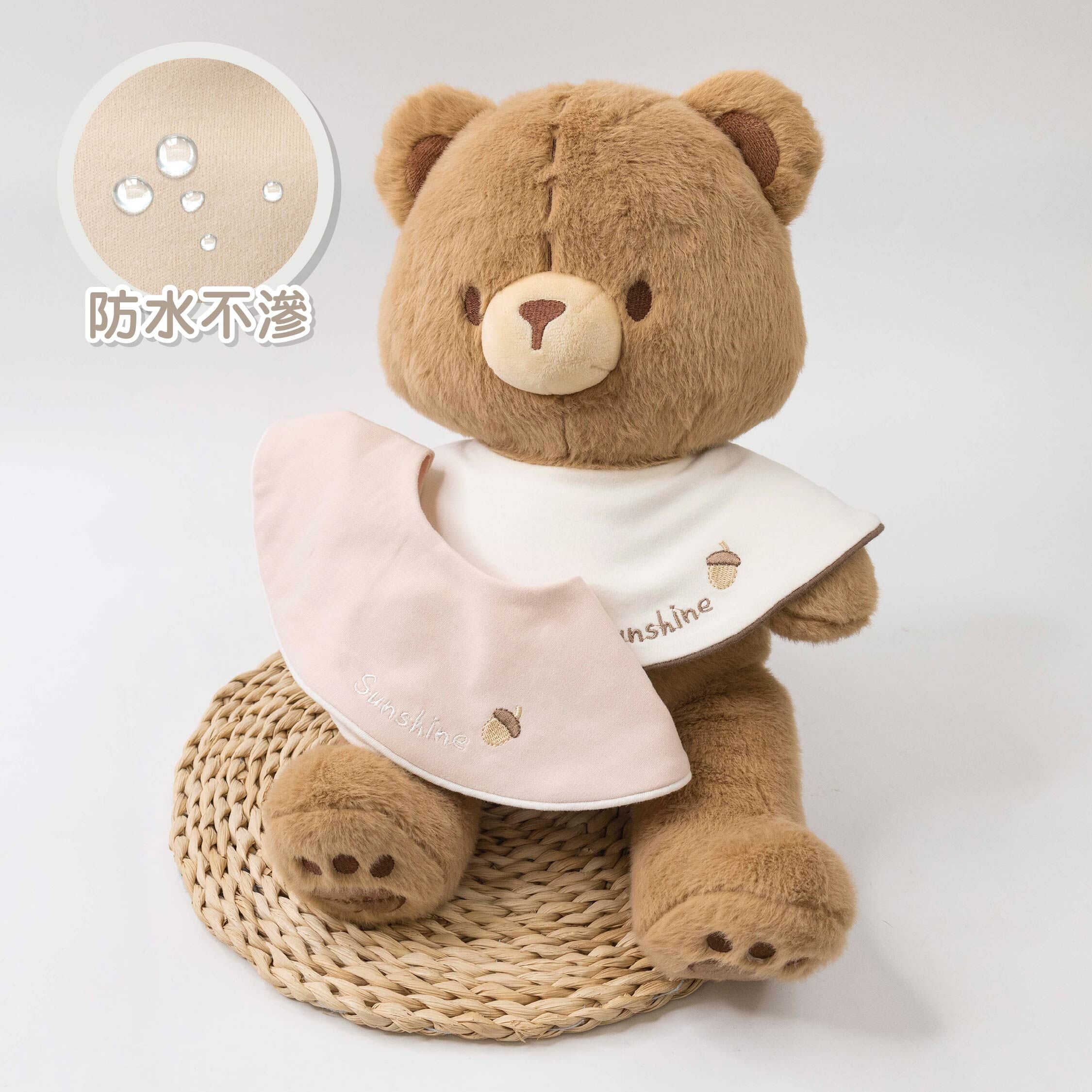 森林橡果防水圍兜(兩入一組)＊二款 (JS0399)