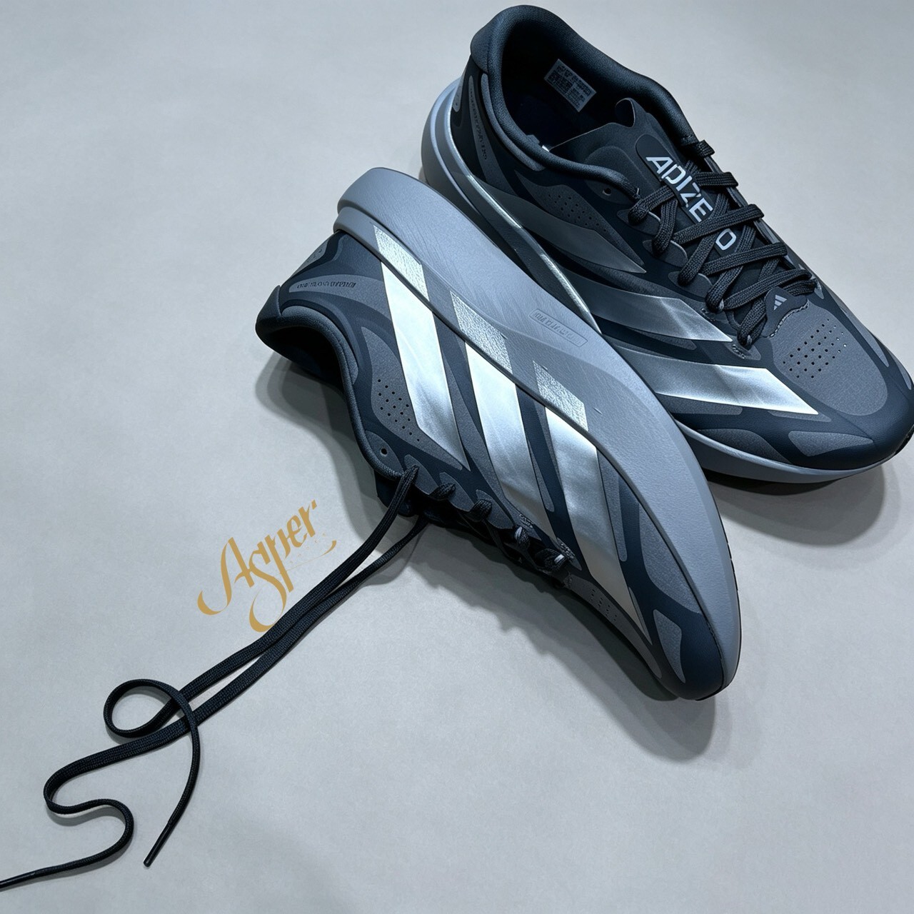 【官網限定】ADIZERO EVO SL EXO ''Grey Silver Metallic'' 灰銀 男鞋 KJ0428 VII