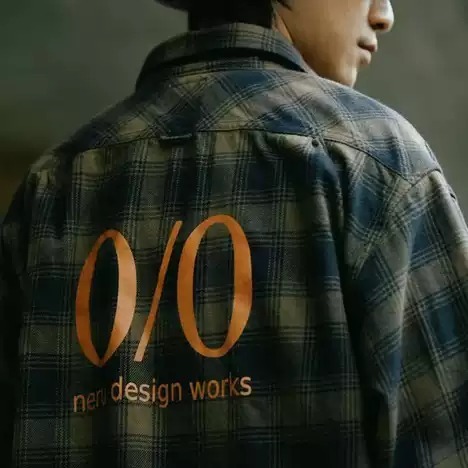 Neru design works x nomad union 格子襯衫