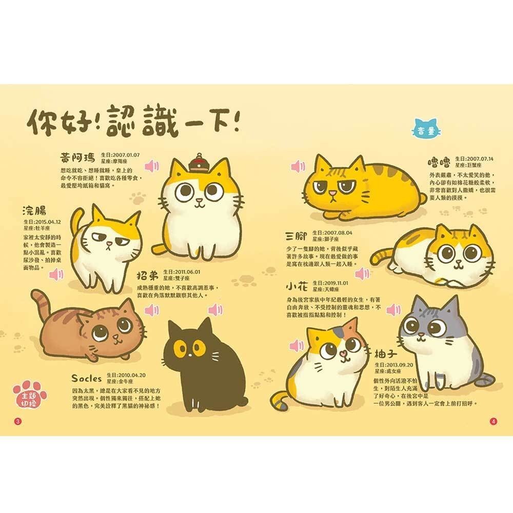 【樂森藥局】幼福文化 黃阿瑪在做什麼？喵喵叫有聲書【收錄黃阿瑪及後宮貓咪的真實喵叫聲】