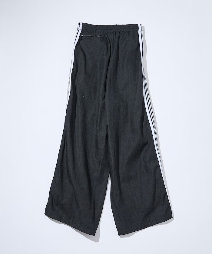 現貨|NEEDLES 別注 H.D. TRACK PANT - DENIM| BLACK/WHITE