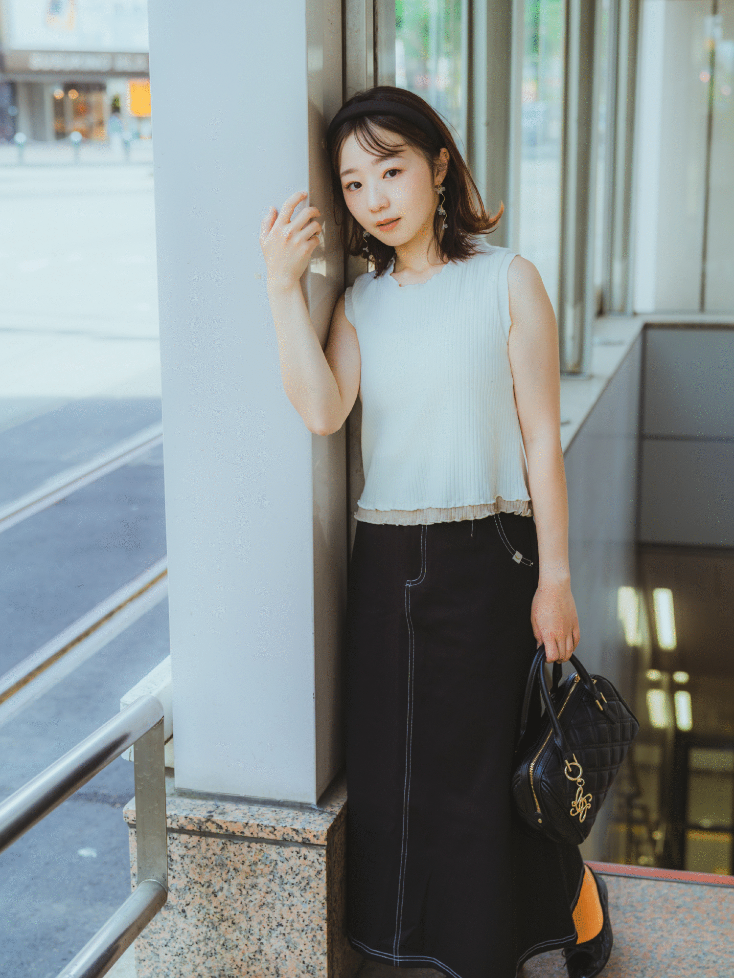 【新色加入🩶】七色 / 柔軟坑紋雙層拼色滾邊背心 / Extra Soft Layered Contrast Trim Tank Top