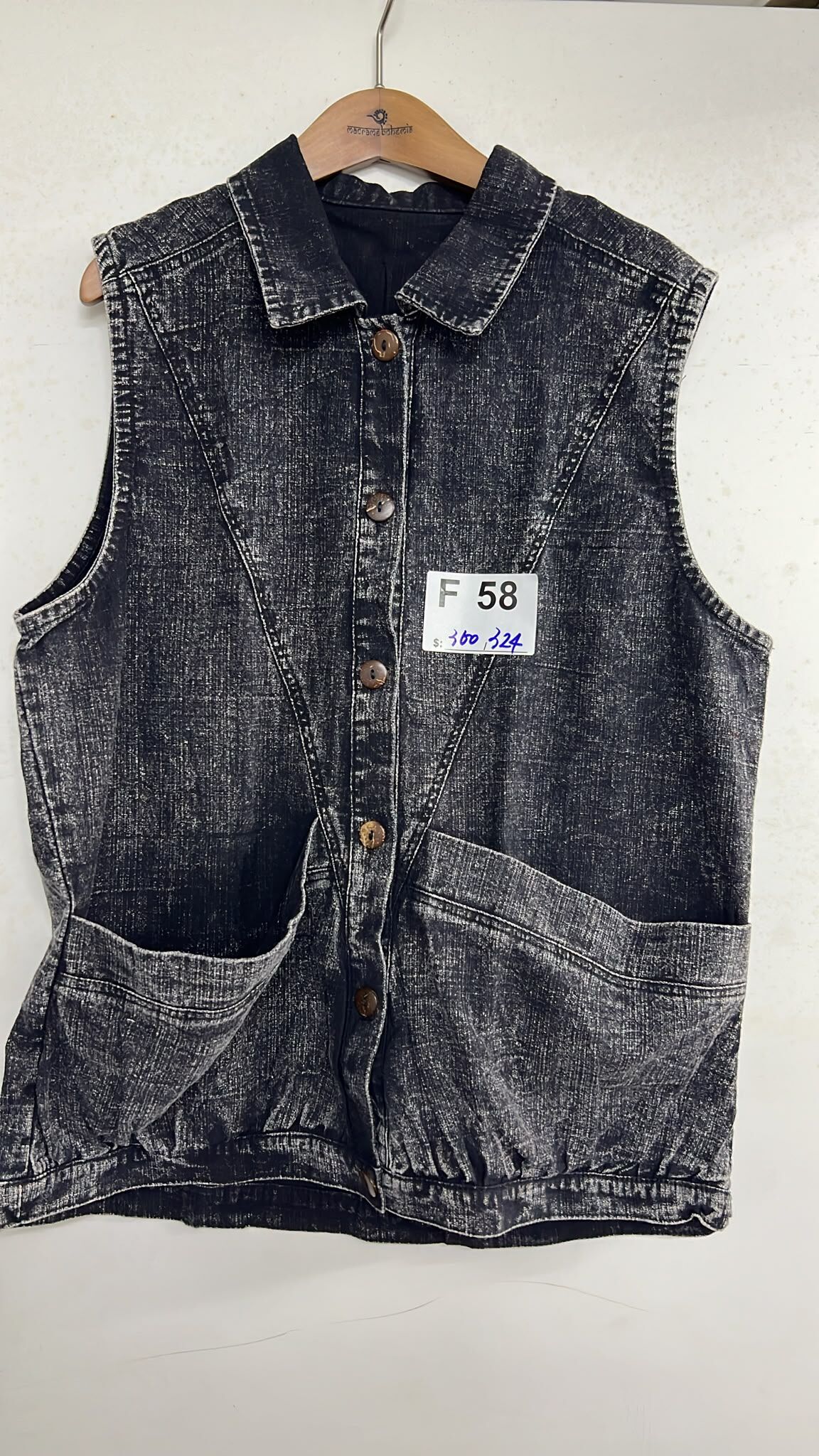 macrame vest T0874 F58 (0716live)