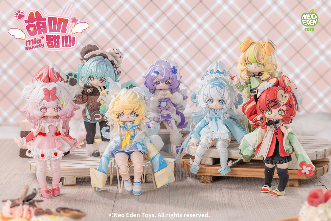 NEO EDEN TOYS MIA SWEETY SERIES Blind Box Figures (6 Pieces Per Full Box)