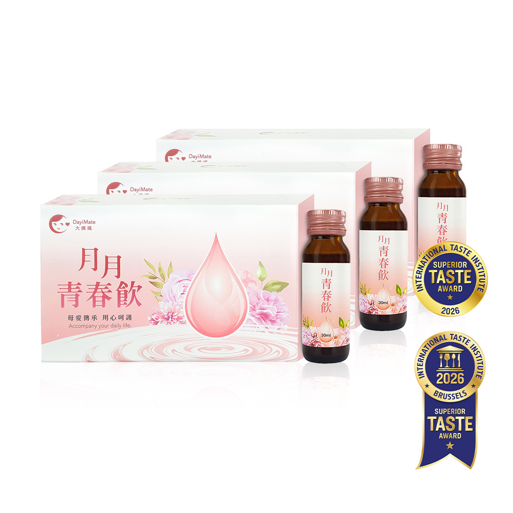 寇乃馨代言！【大姨媽 多盒囤貨組】月月青春飲(10瓶/盒)