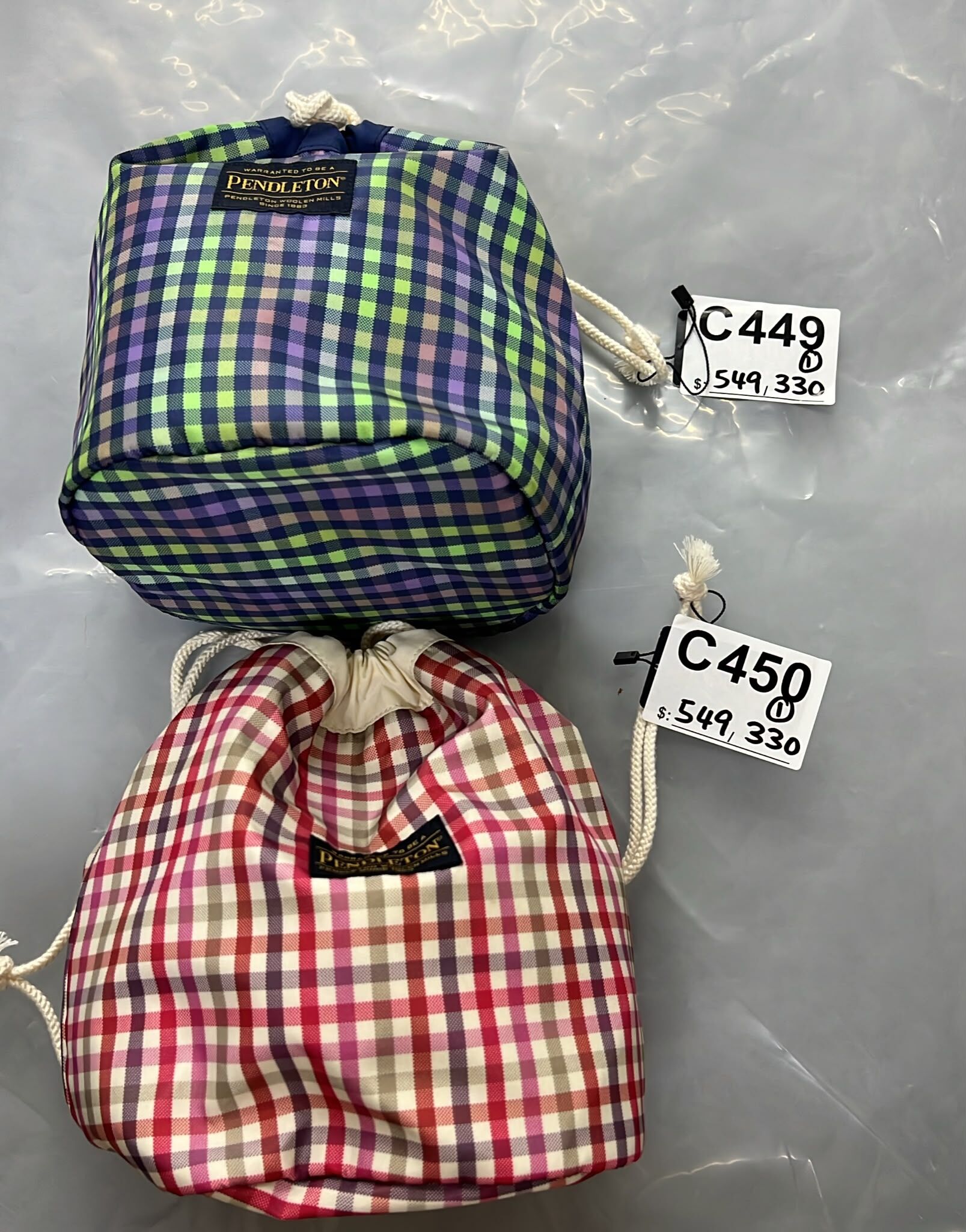 [sale] pendleton bag C449 blue / C450 red (0716live)