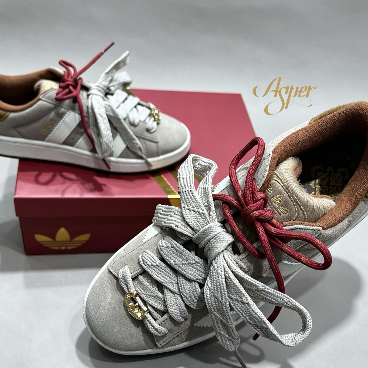 【官網限定】adidas Campus 00s ''Chinese New Year'' 棕紅 馬年特別款 男鞋 KJ8724 VII