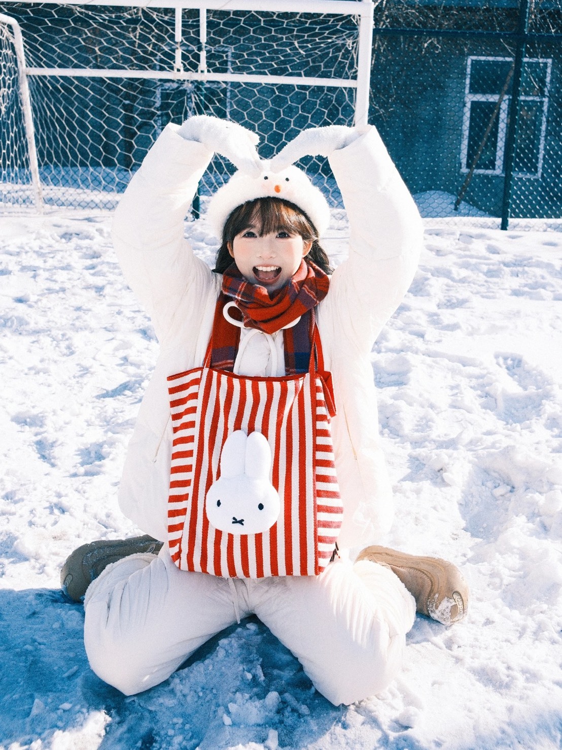 正版授權 MIFFY 米菲兔 大容量 帆布 托特包 兩色