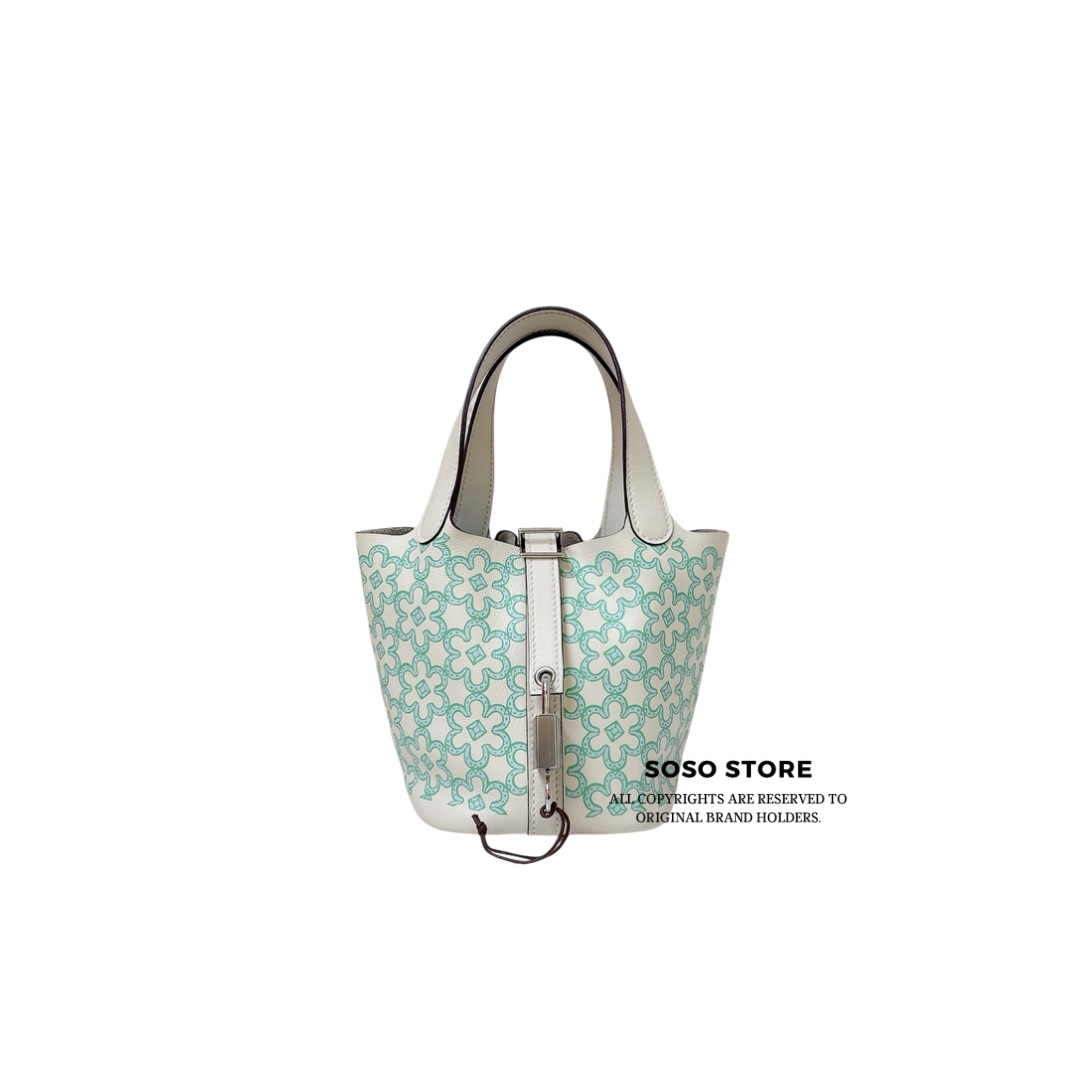 Hermes Micro Picotin Lock 14 - Nata / SHW