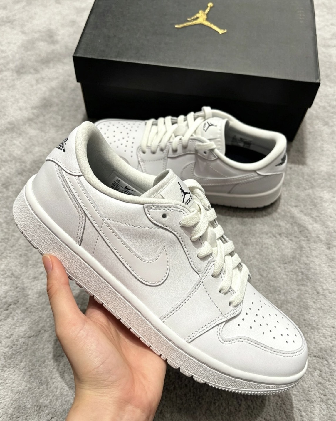 【逢甲 FUZZY】 Air Jordan 1 Low Golf "White" 全白 DD9315-120