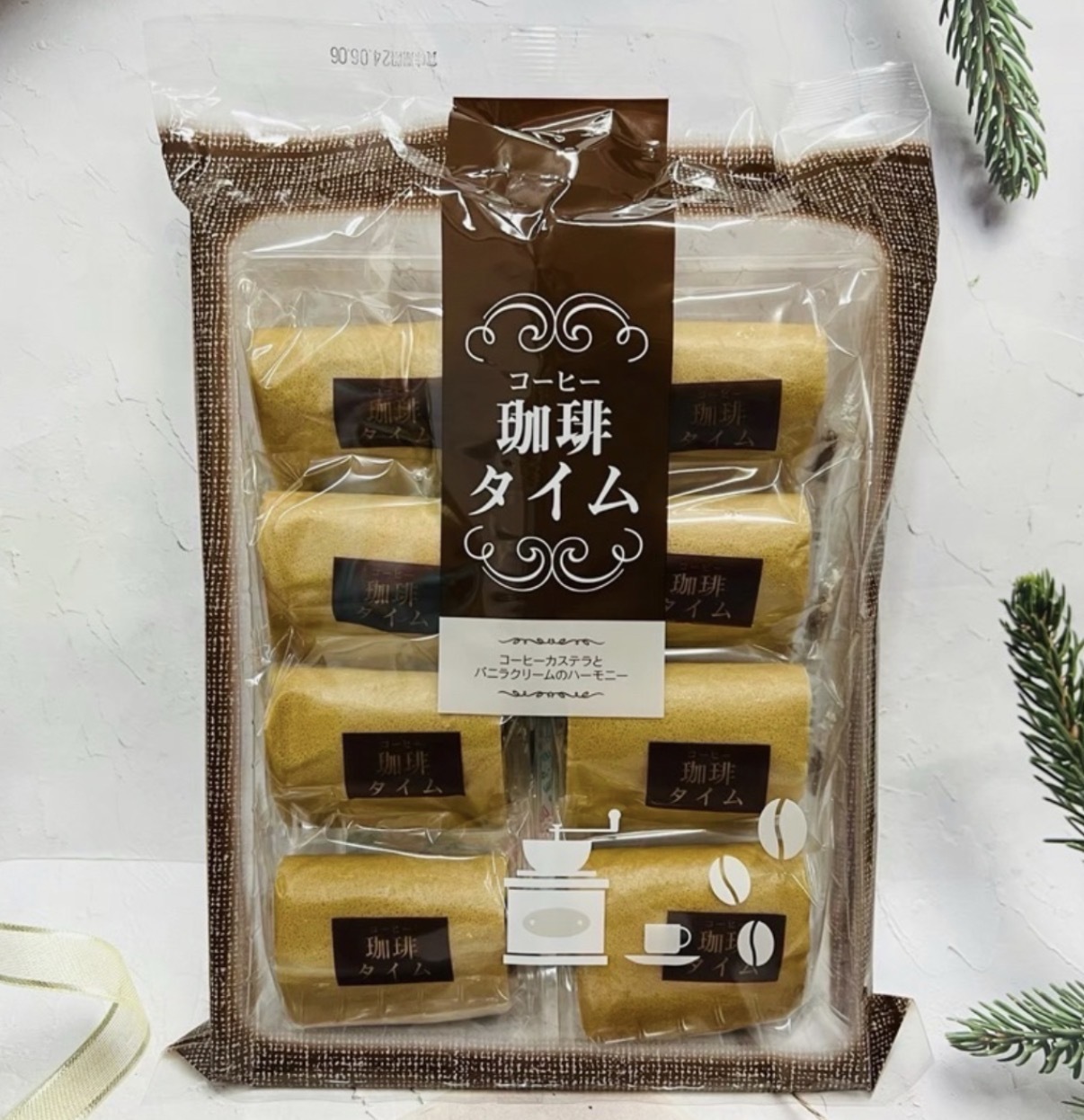 JP 咖啡風味忌廉夾心蛋糕  8件 2153 TK260716