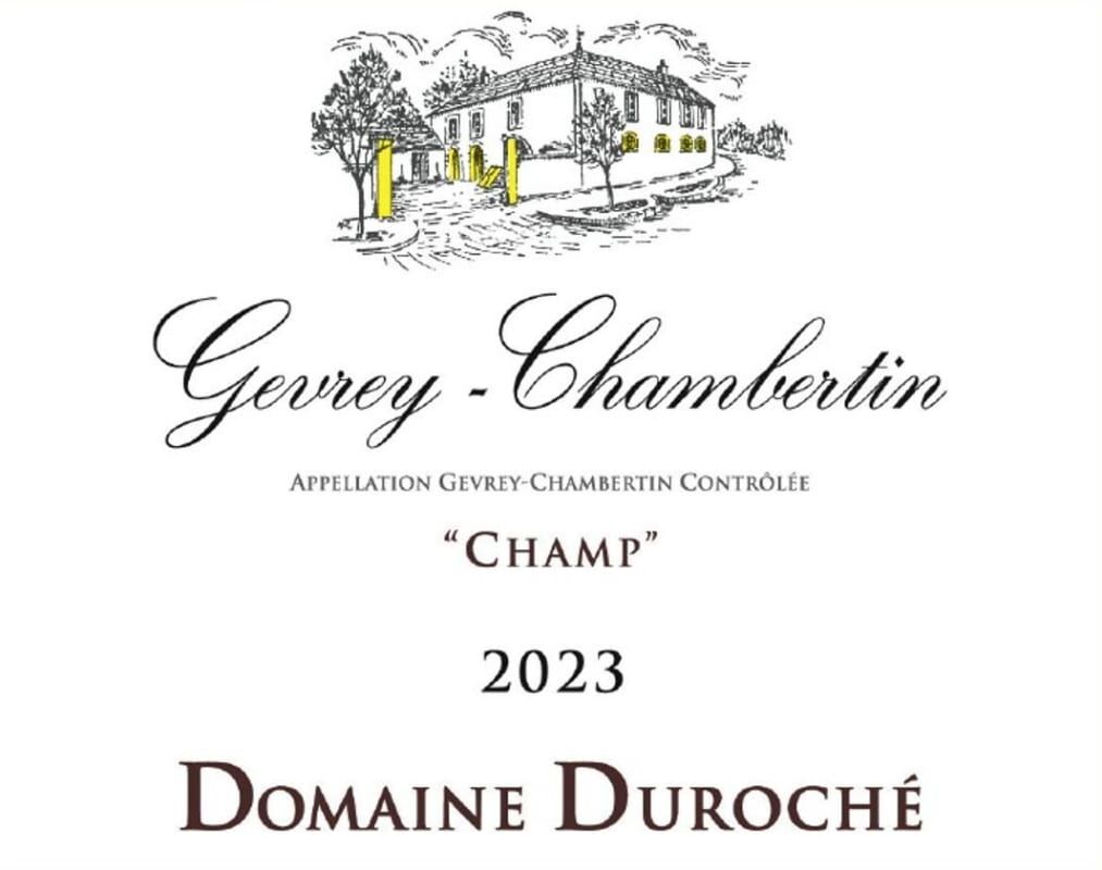 Duroche Gevrey Chambertin Champ 2023