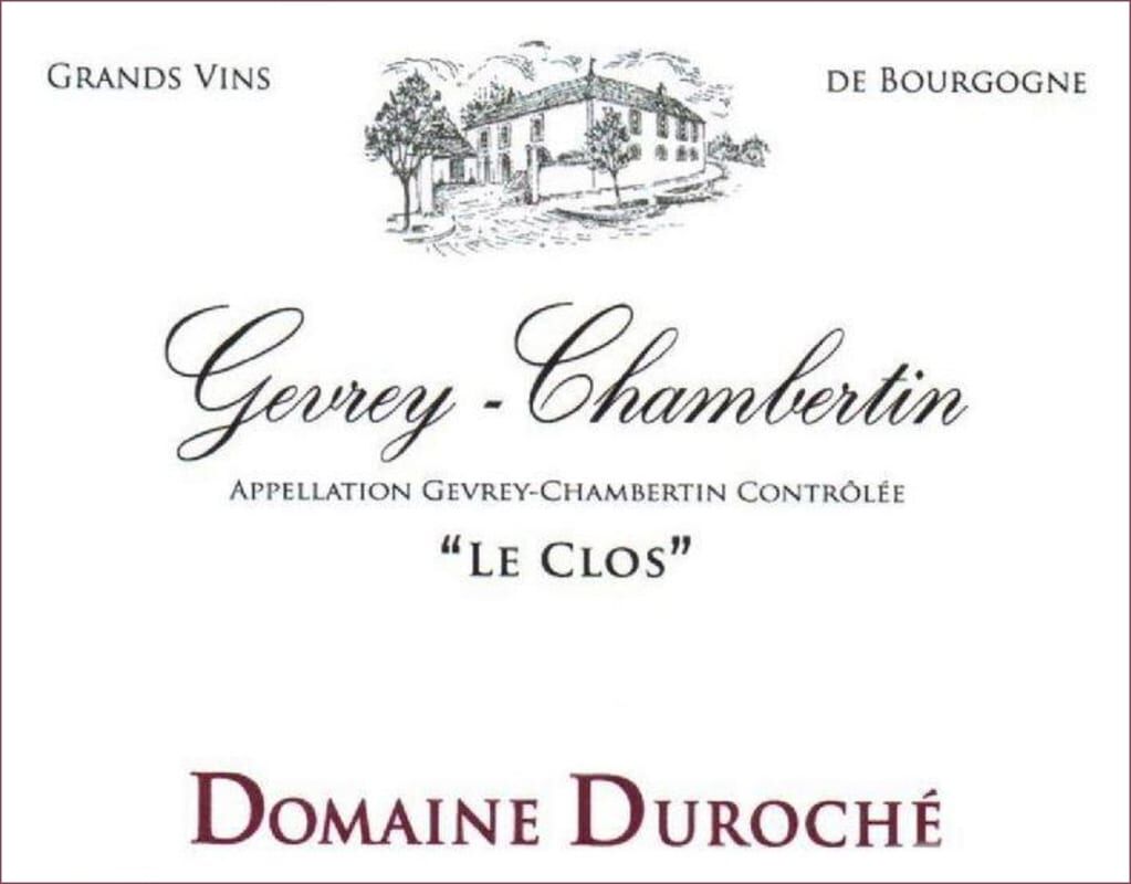Duroche Gevrey Chambertin Le Clos 2023