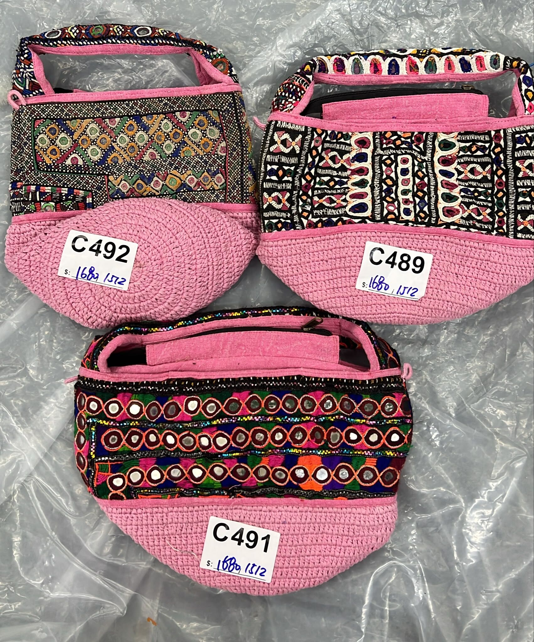 MACRAME BAG C489/C491/C492 (0716LIVE)