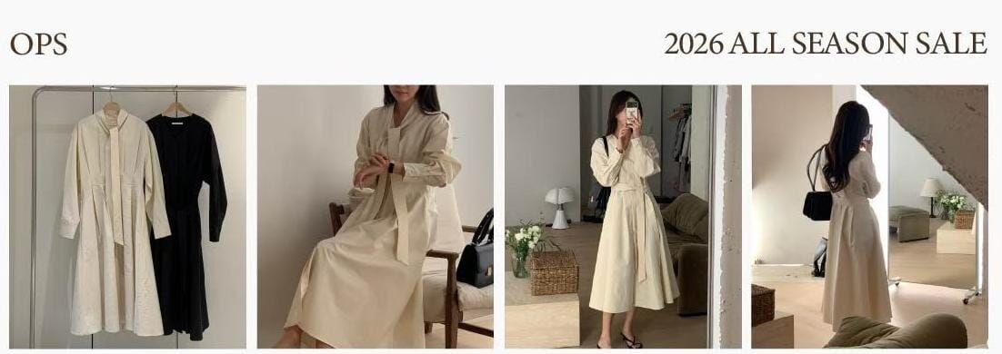 AY6421 領結細節長袖連衣裙 *特價貨品不設退換*