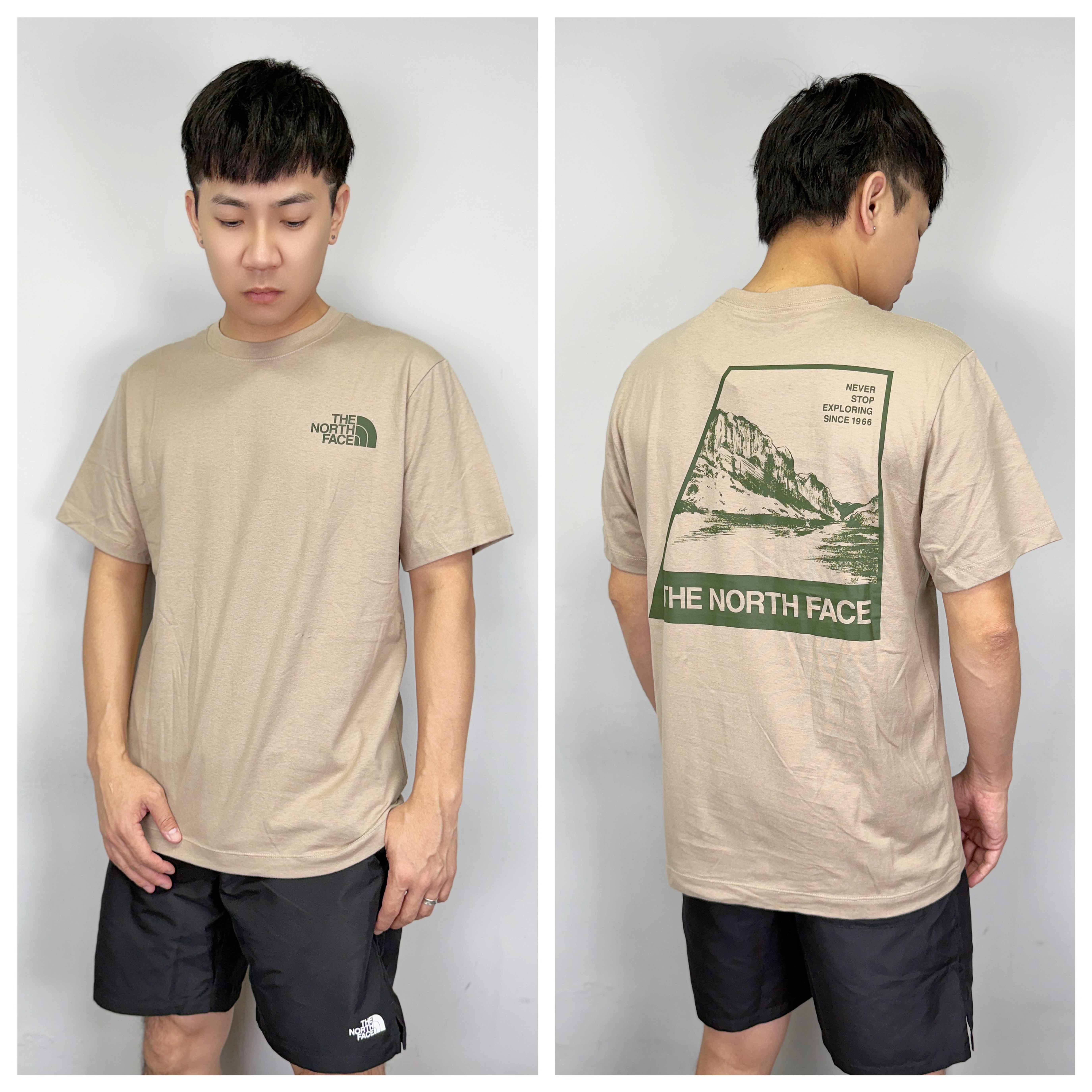 The North Face 北臉 背後山景圖 短袖上衣 短T