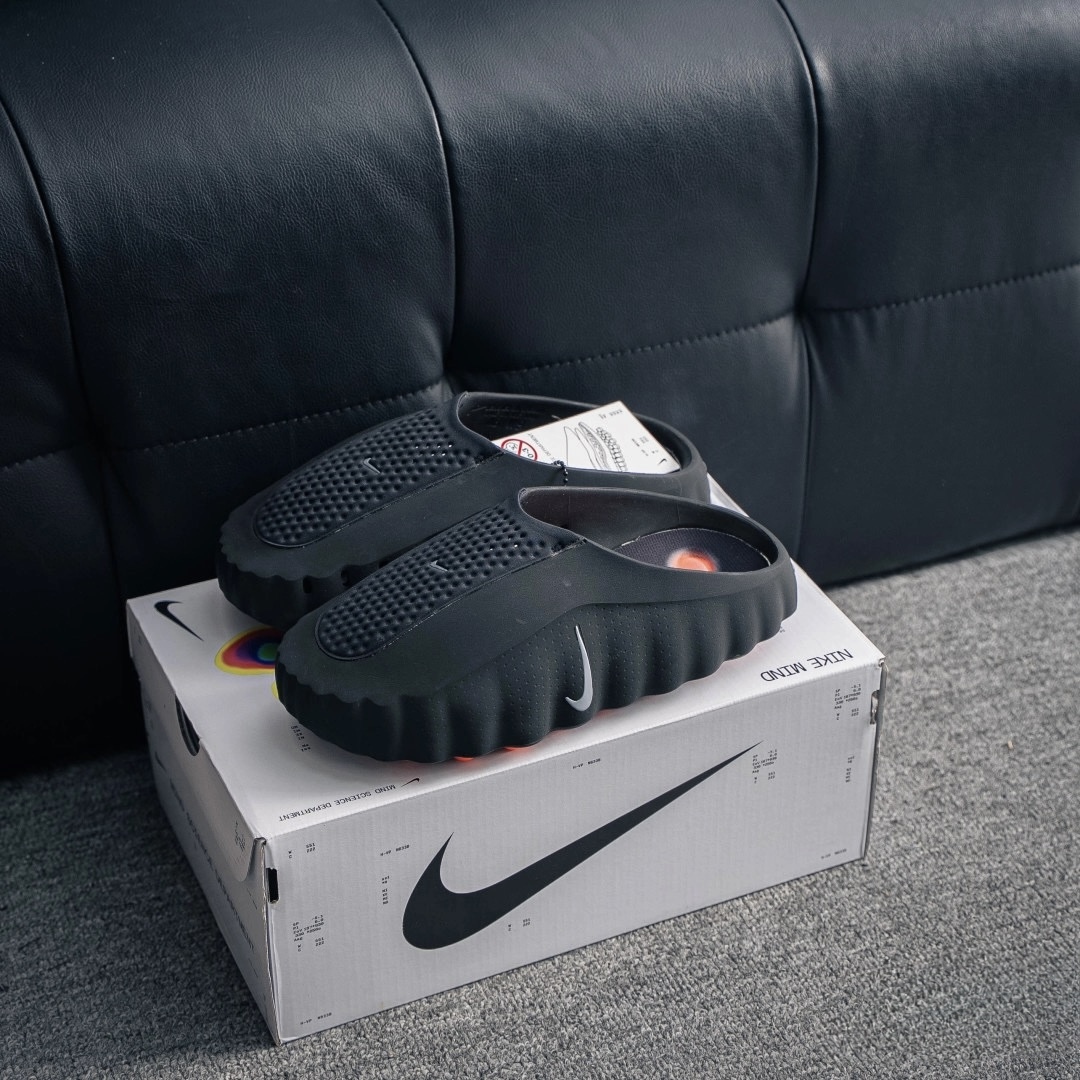 NIKE MIND 001 黑 泡棉節點 拖鞋 賽前 穆勒鞋 男款 女款 HQ4309-001/HQ4307-001