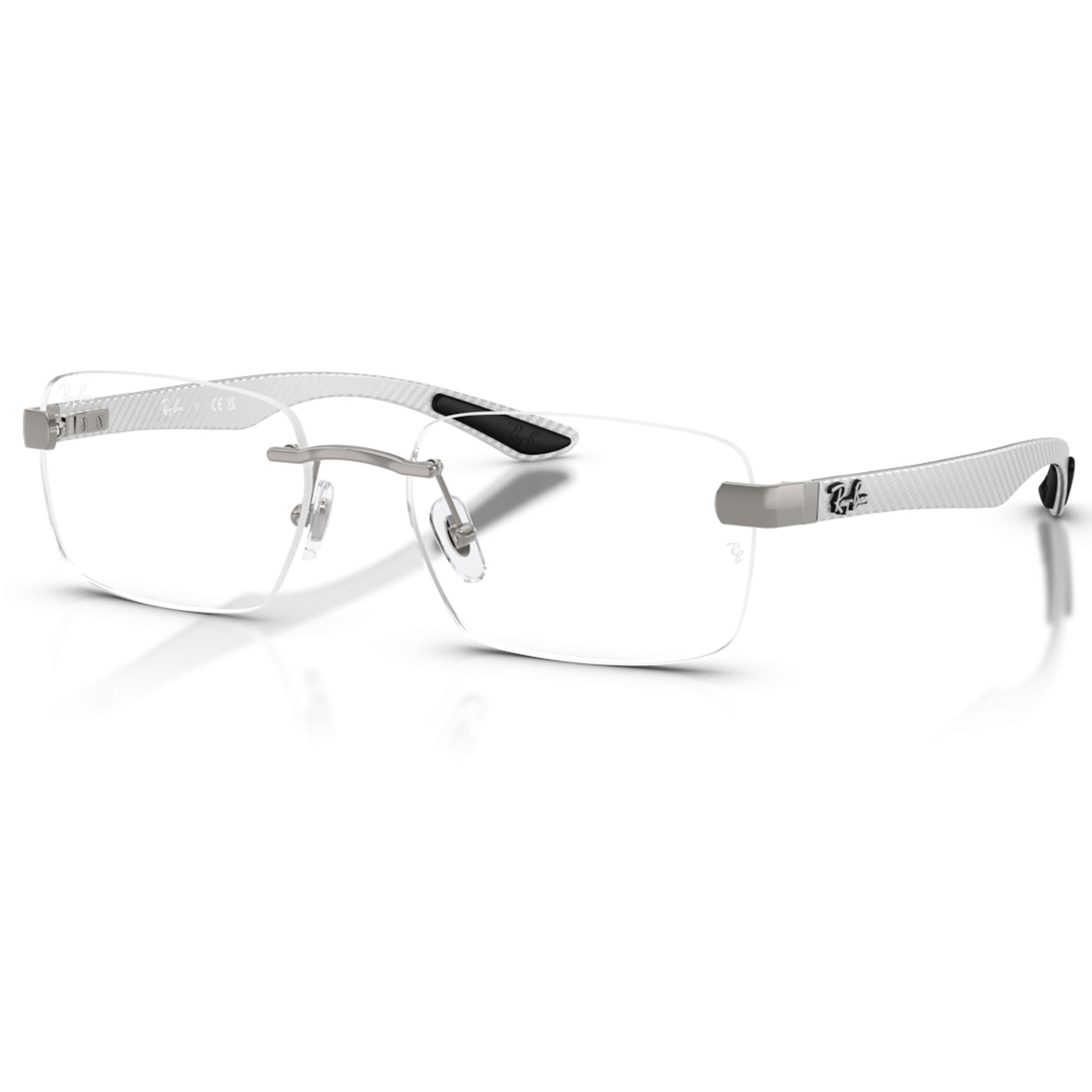 【RayBan】RB8423 2502-56mm 無框光學眼鏡♦(槍管灰色)