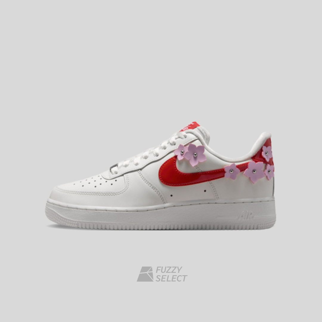 【逢甲 FUZZY】W Nike Air Force 1 "Florette" 小花 白紅 IR8637-101
