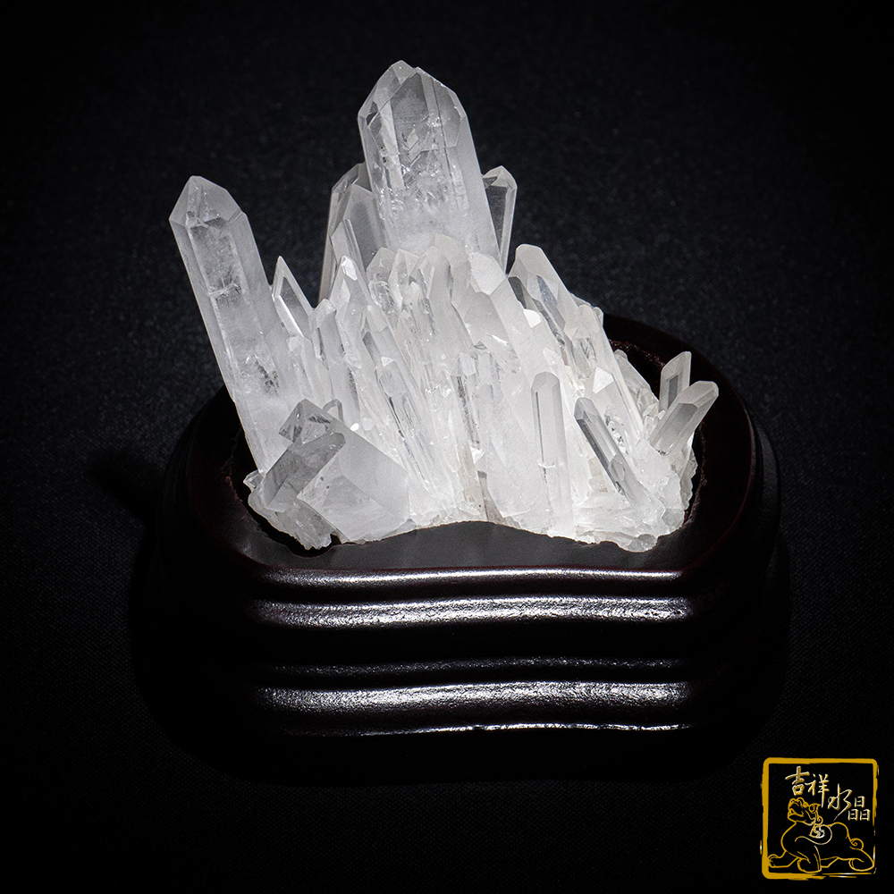 Clear Quartz Crystal Cluster 394g