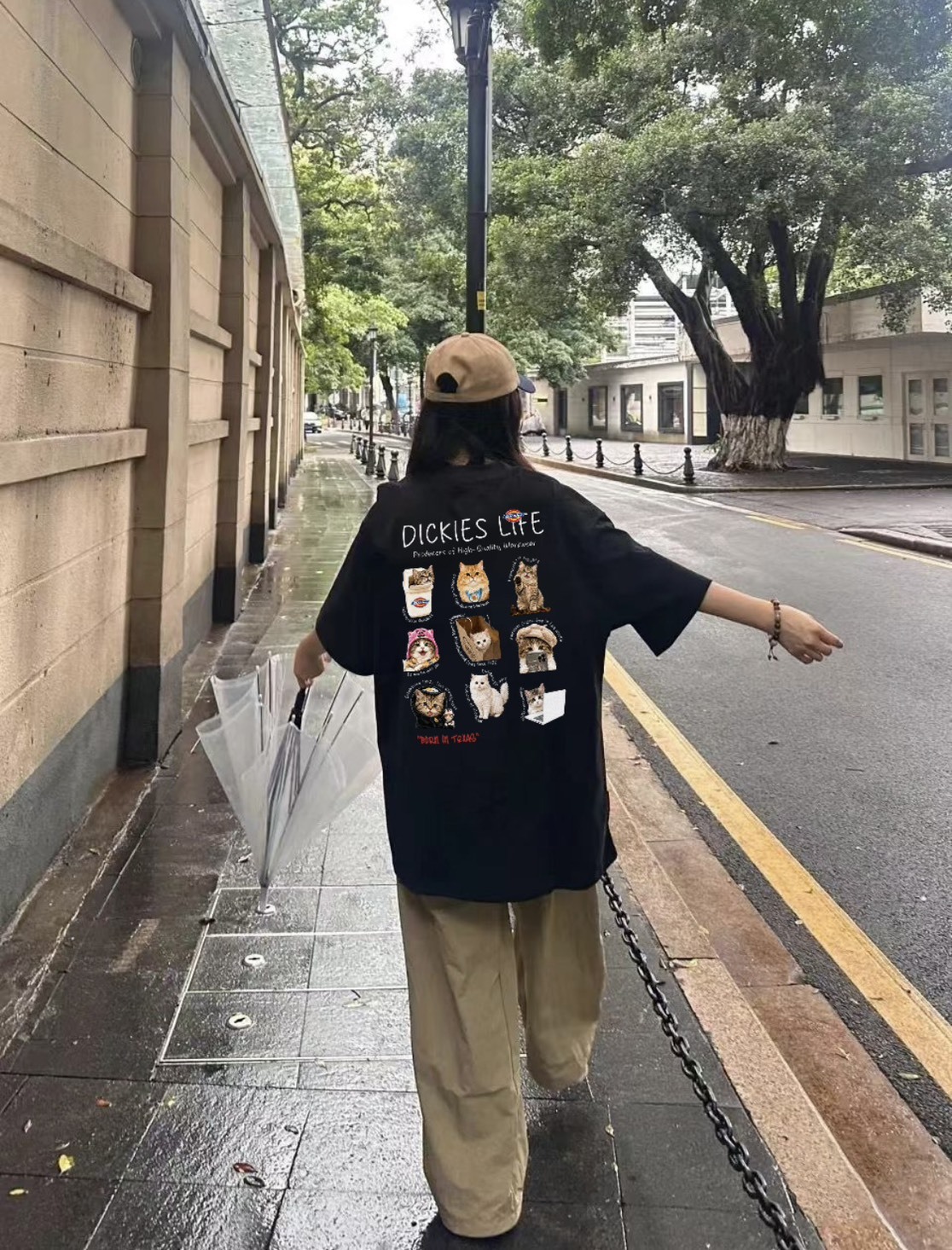 【逢甲FUZZY】DICKIES 貓咪 貓奴集合 純棉 T恤 上衣 美式復古 4色 男女款