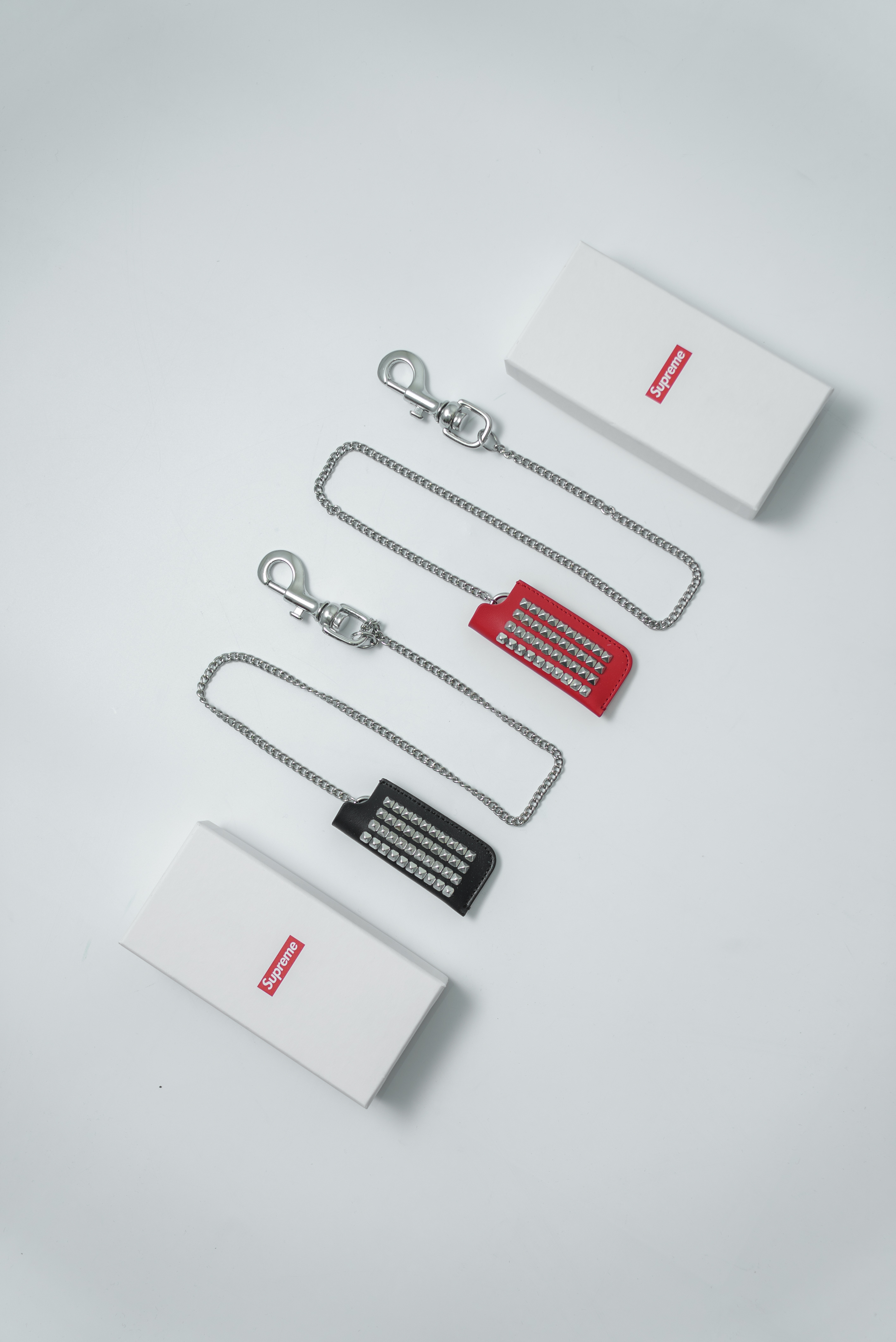 【Focus Store】現貨秒發 Supreme Week15 Studded Leather Lighter Holder 打火機套 三色