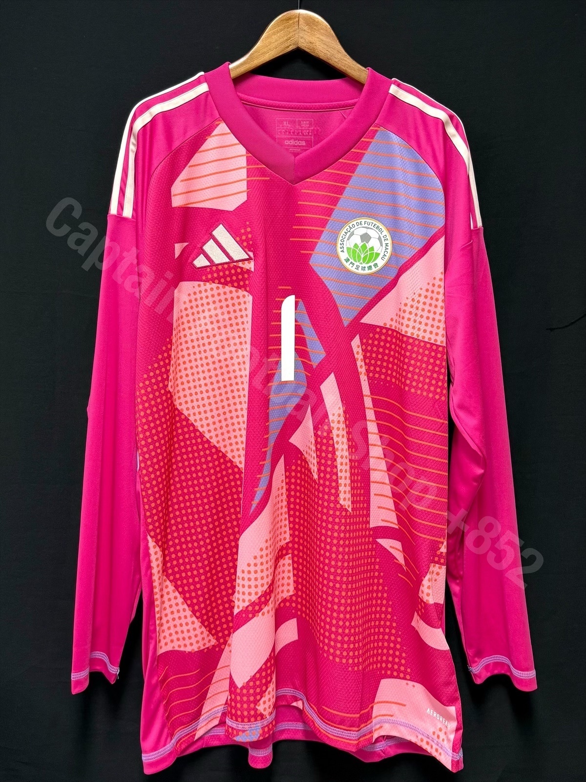 (Player Issue) Macau 2025-2026 Adidas Goalkeeper Player Issue Shirt #1
