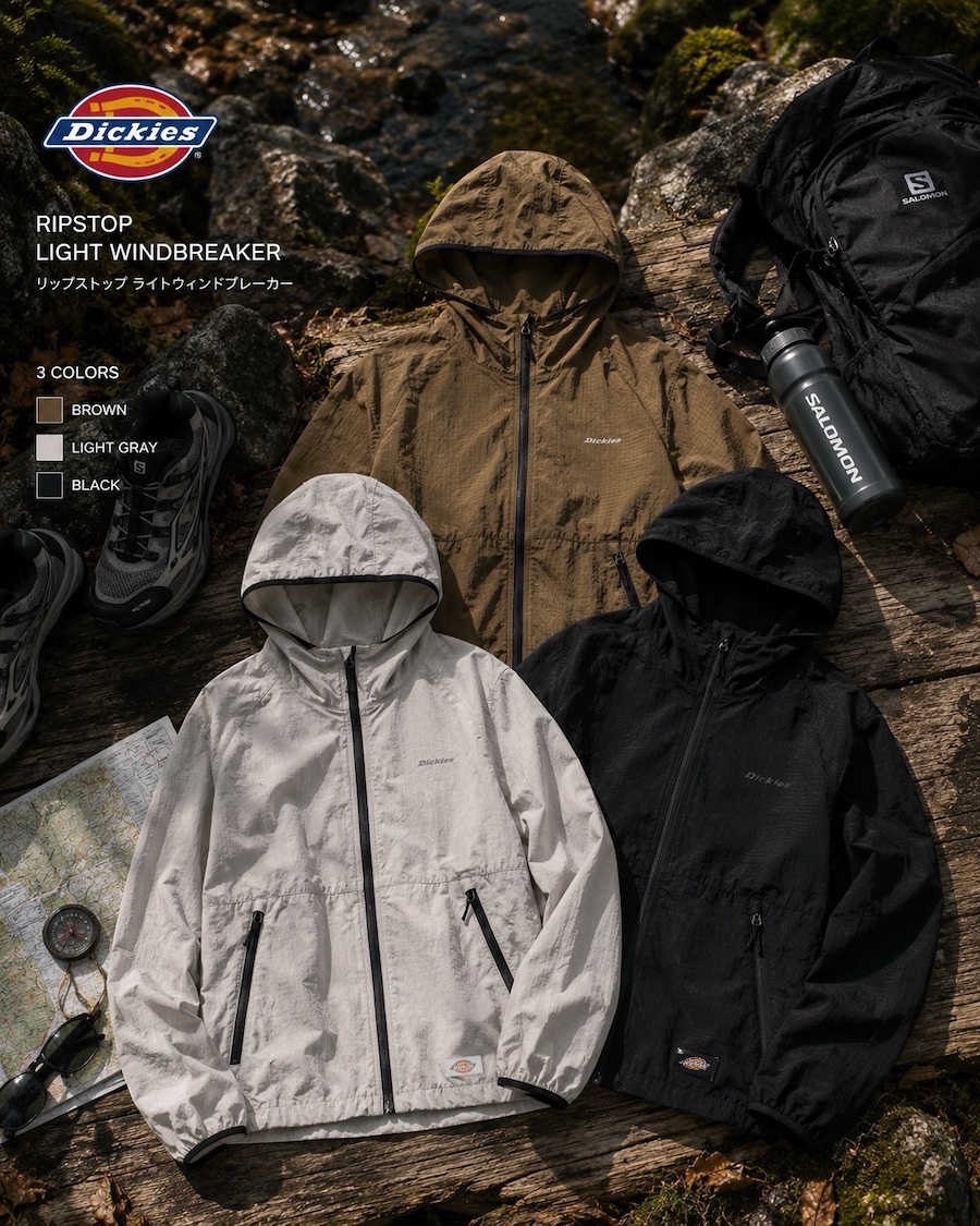 ｜緊急開團❗️| Dickies packable輕質 可收納連帽風衣