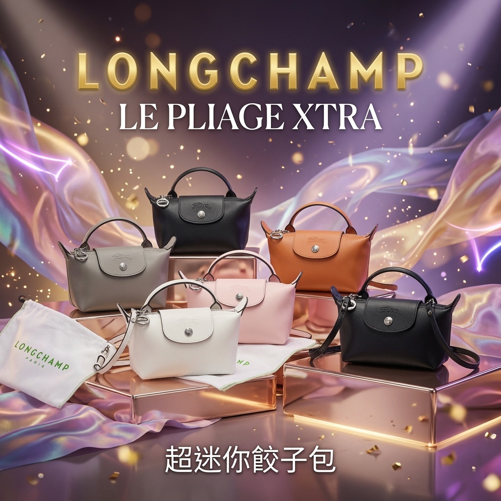 Longchamp超迷你餃子包