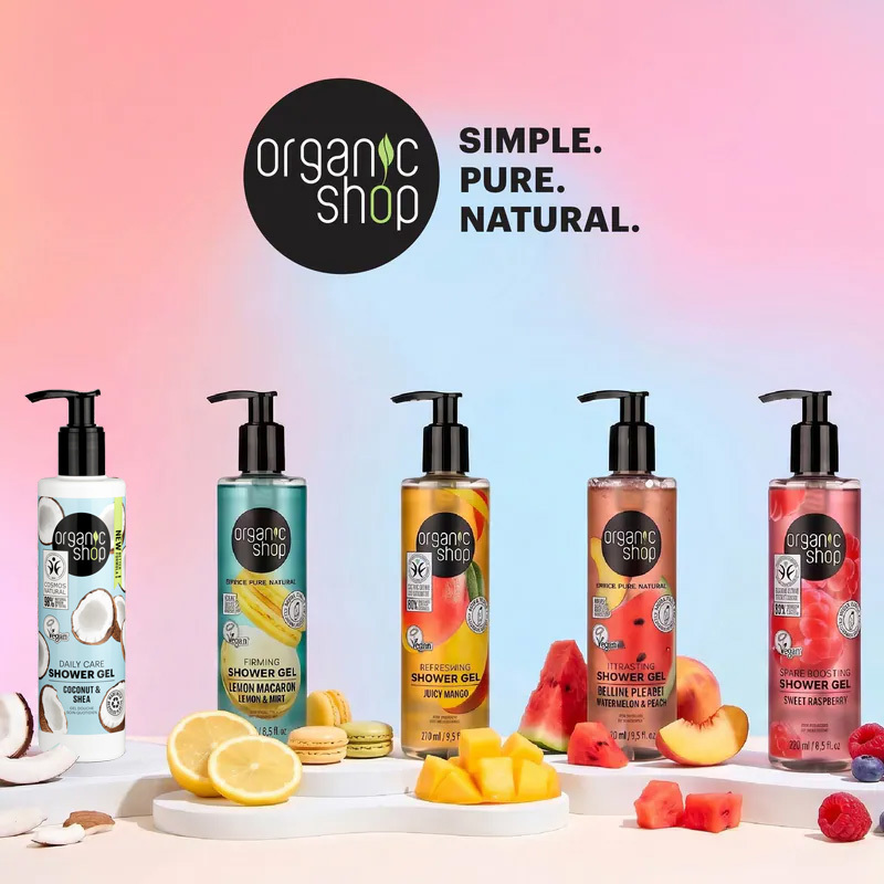 Organic Shop - 天然純素水果系沐浴露系列