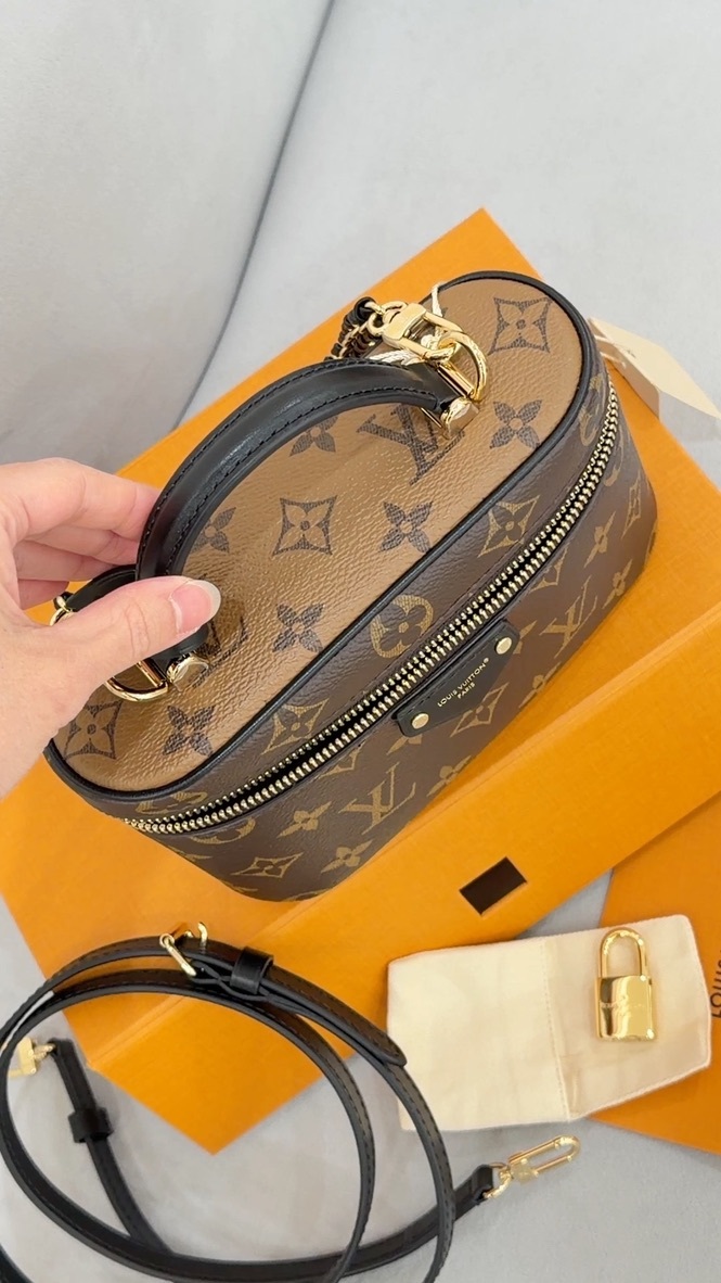 LOUIS VUITTON Vanity Chain Pouch Bag M47125