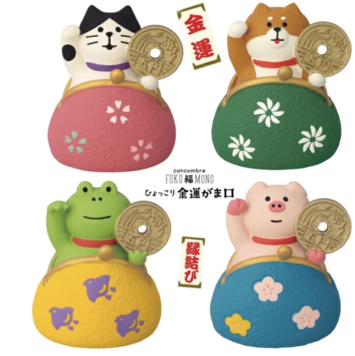 【最新發售】JP Comcombre 金運招財口金包 4527 TK260716
