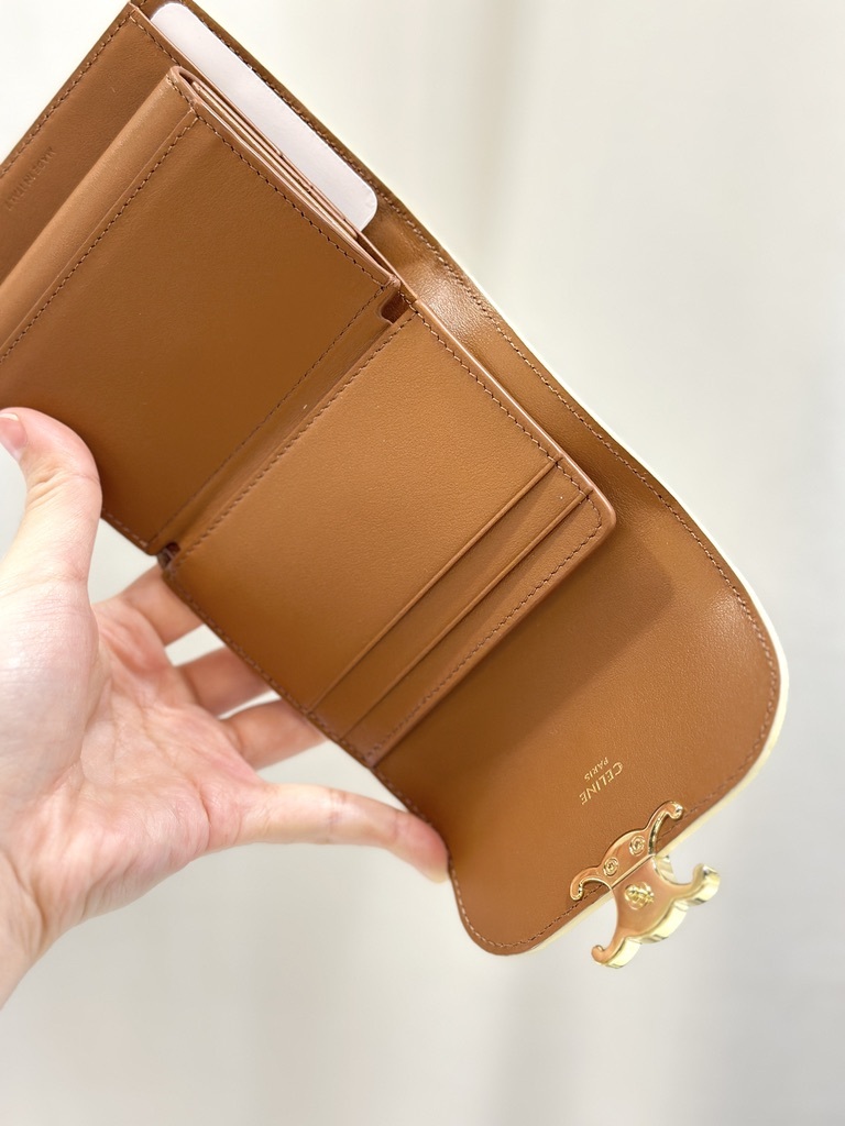 CELINE Triomphe Small Flap Wallet