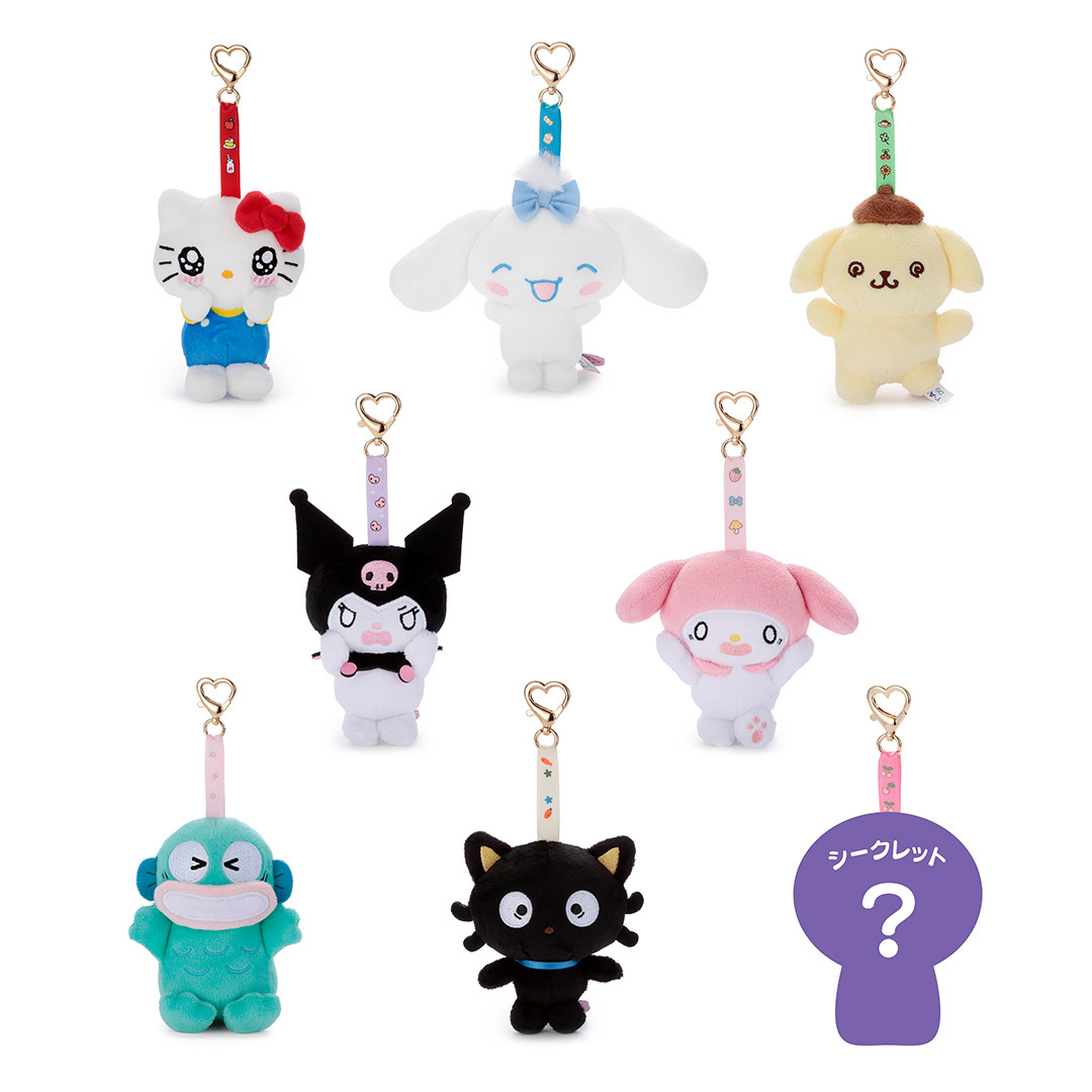 Sanrio characters 哇！趣怪表情毛絨公仔掛飾