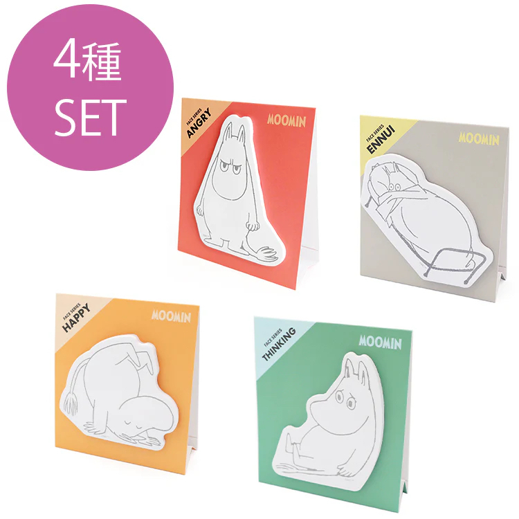 嚕嚕咪 喜怒哀樂 30枚便利貼｜日本MOOMIN