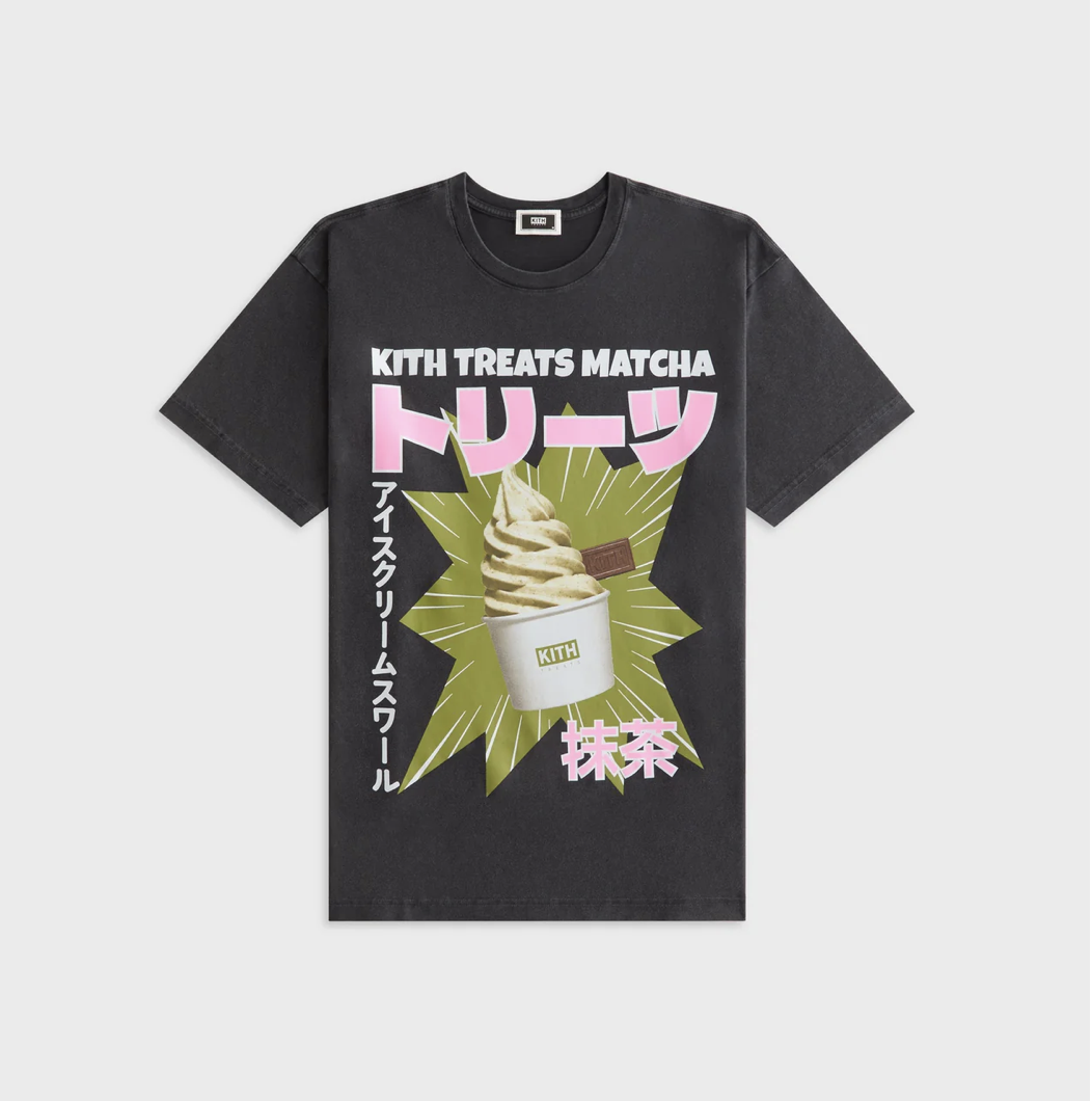 【KITH TREATS】0627發售新品Kith Treats Matcha Swirl Vintage Tee