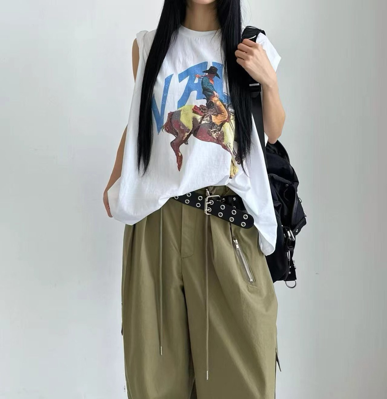 馬術無袖T