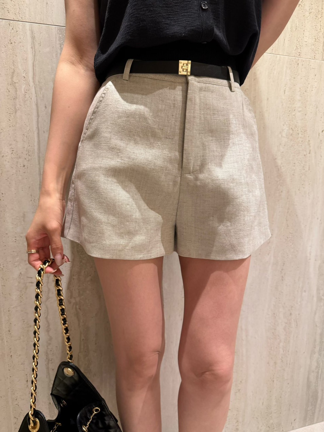 亞麻短褲