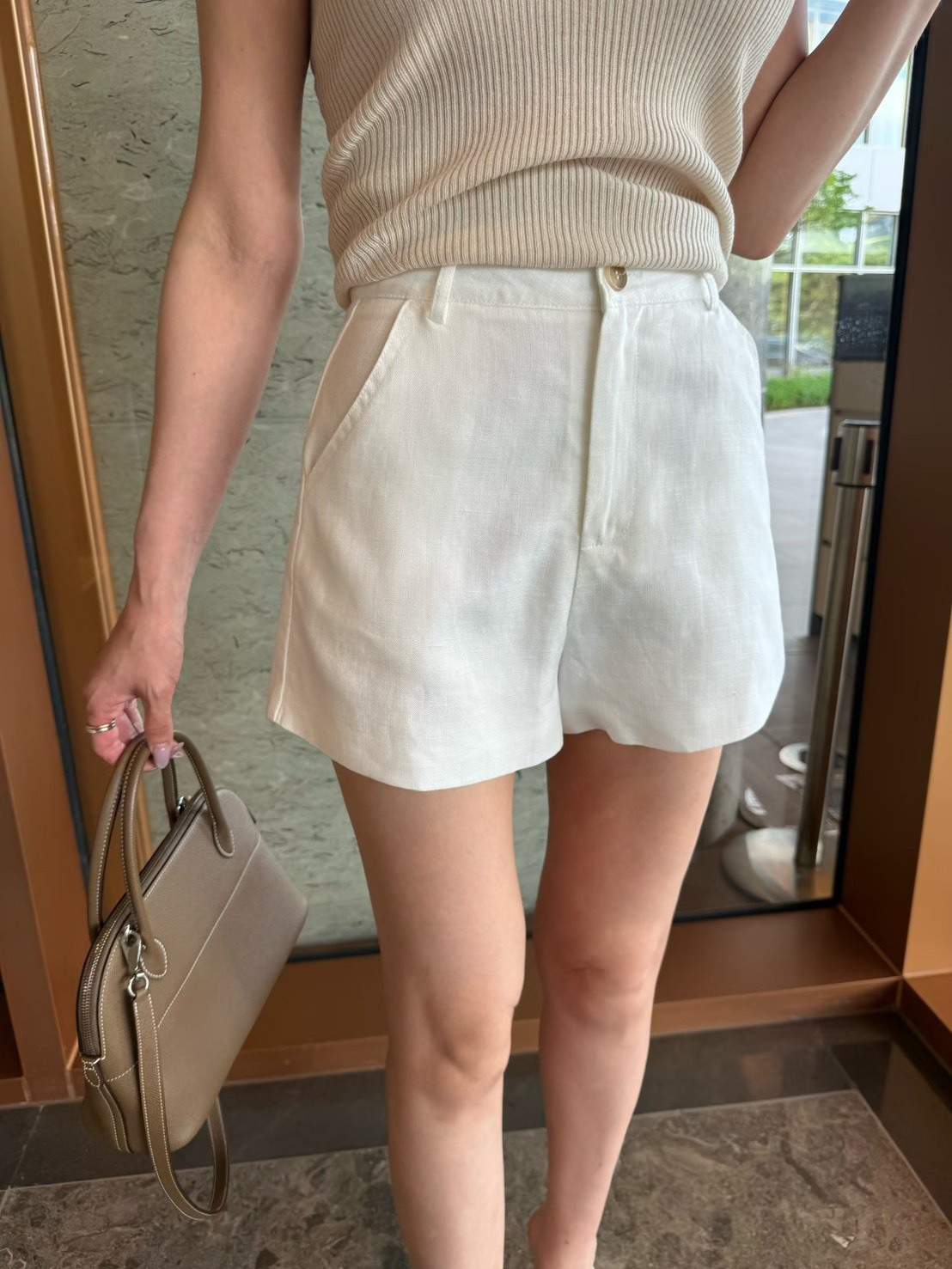 亞麻短褲