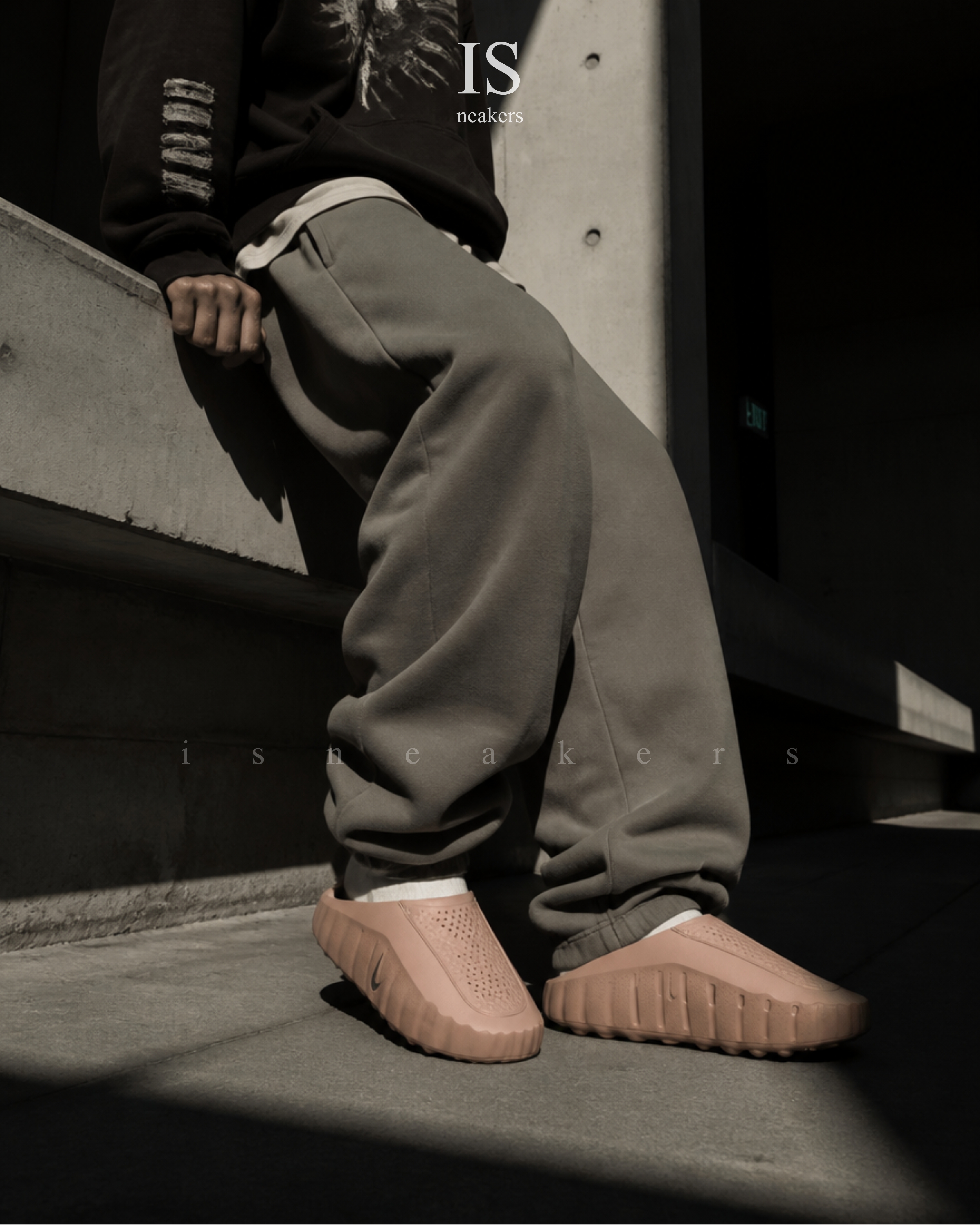 iSNEAKERS｜Nike Mind 001 裸粉 櫻花裸粉 奶茶 男女款 拖鞋 HQ4307-200