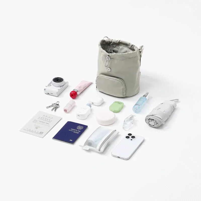 Branden Safe Days 3 Way Mini Bag 迷你袋容量收納展示