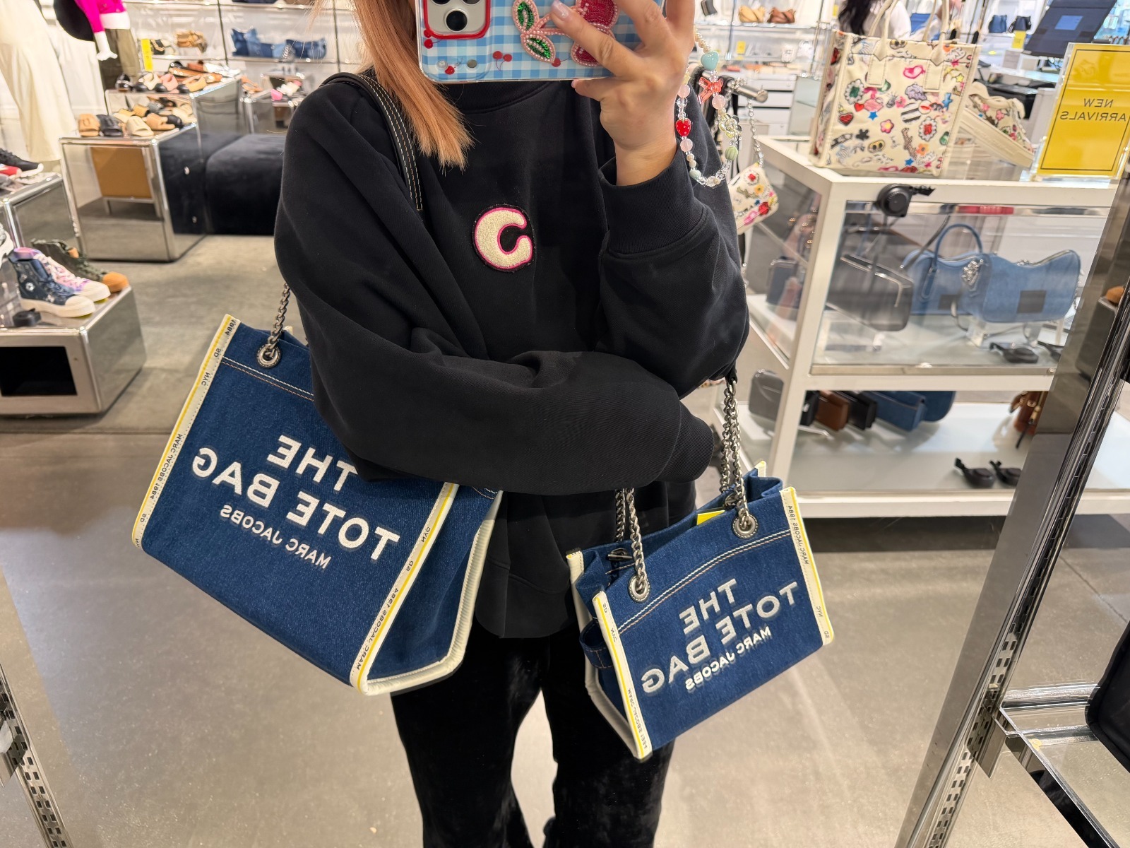 【預購】Marc Jacobs H071664 牛仔鏈條包包系列