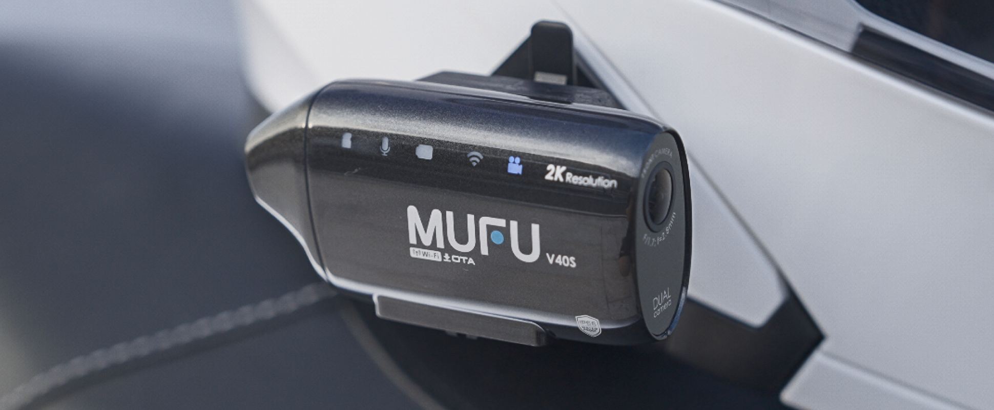 MUFU V40S 側邊前後 2K 機車行車記錄器