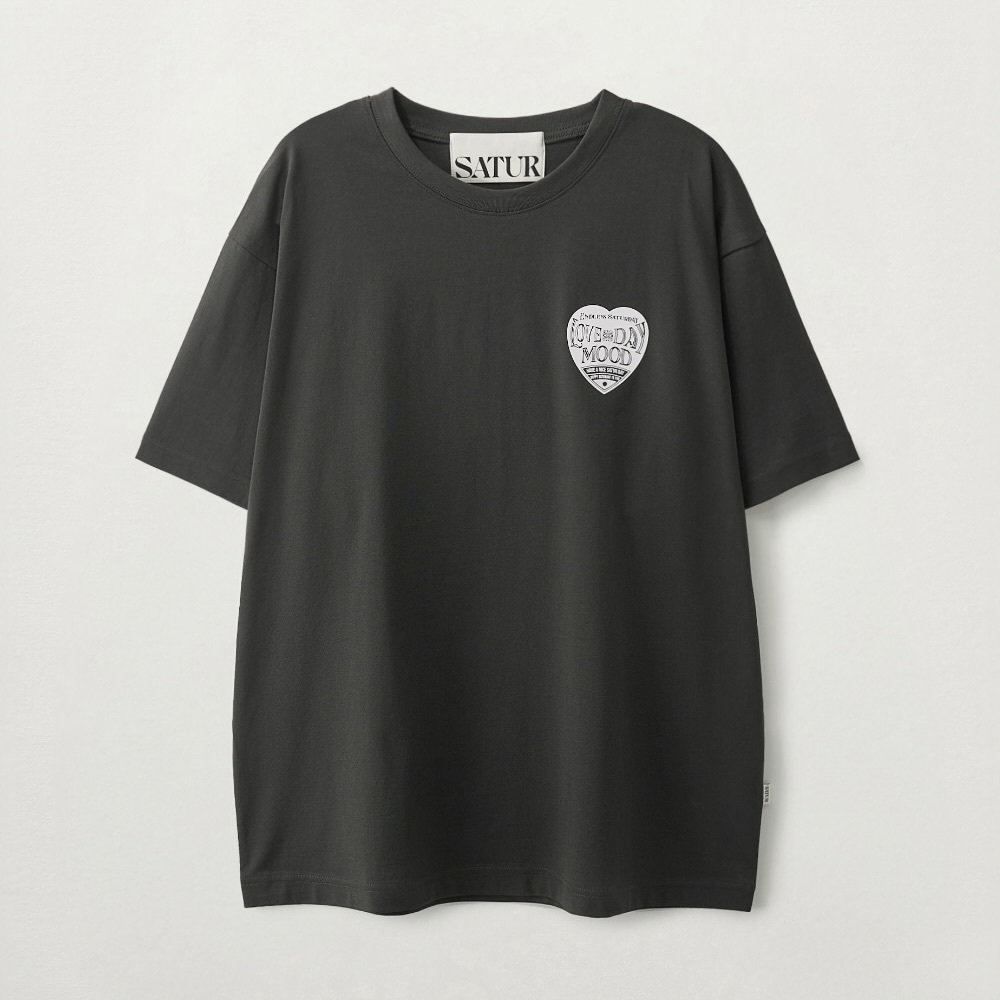 Satur｜SA262UTS11 Saturday Mood Small Graphic T-Shirt [3 colors] S403