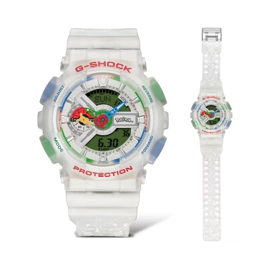 【Luxury】 搶先發售 CASIO 卡西歐｜G-SHOCK ×《寶可夢》30週年歷代夥伴 聚集版 GA-110PKM-7A 抽籤款 皮卡丘 限量錶 經典收藏 玩家必買