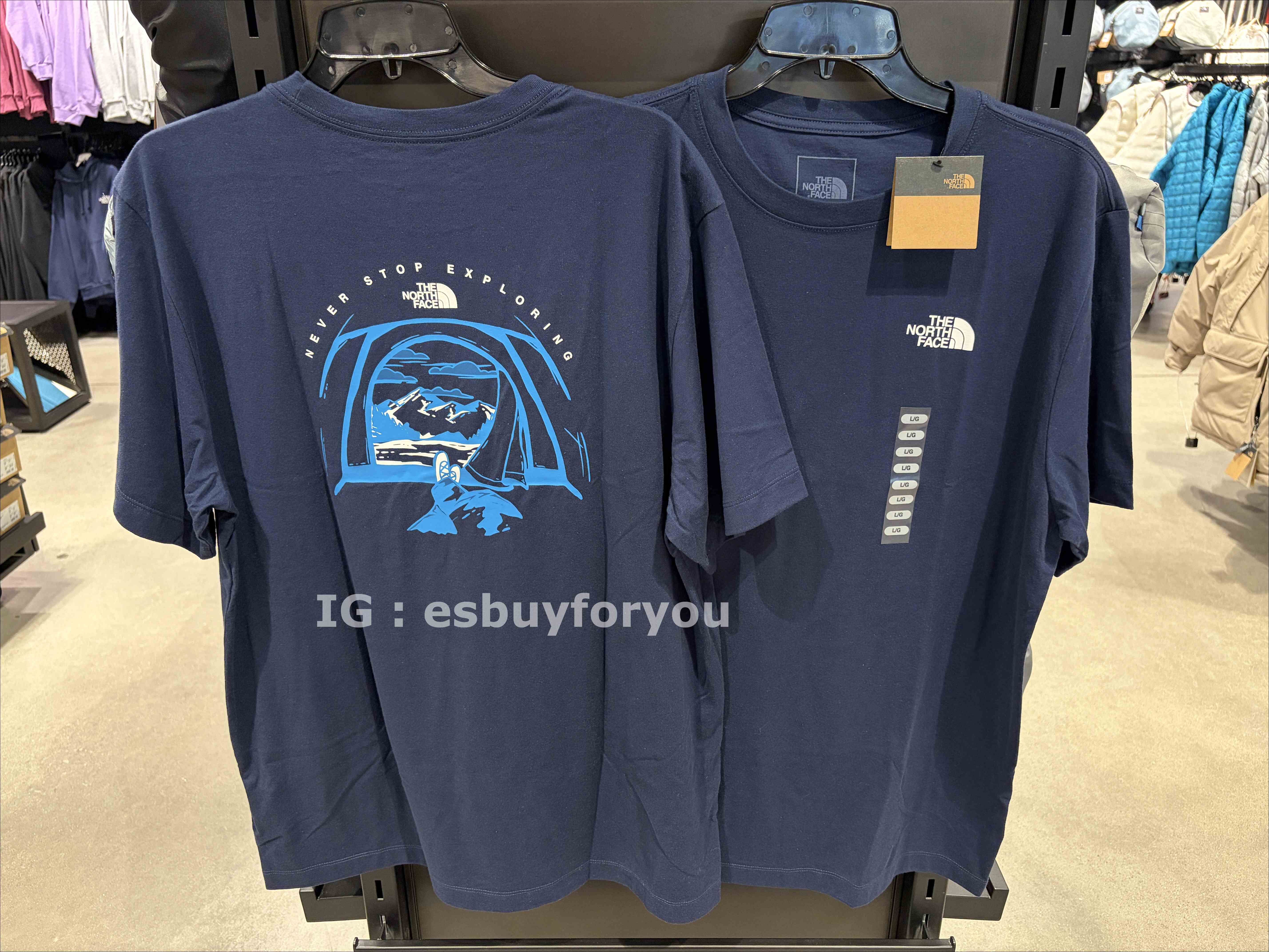 THE NORTH FACE 男大人 正反 露營系列 短TEE