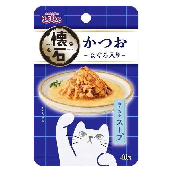 日本Petline 貓濕包 懷石系列 吞拿魚湯 40g