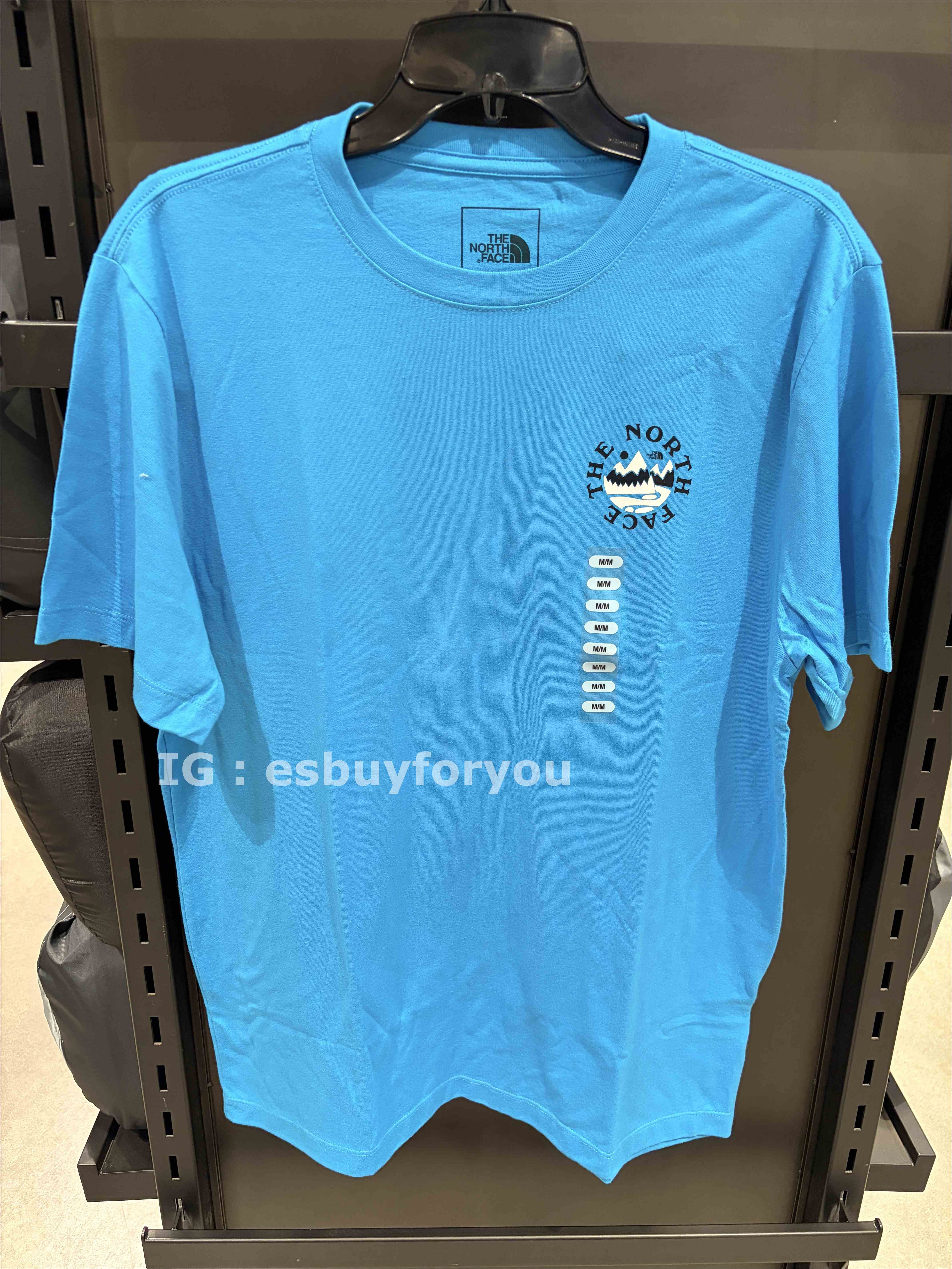 THE NORTH FACE 男大人 山脈小圖 短TEE